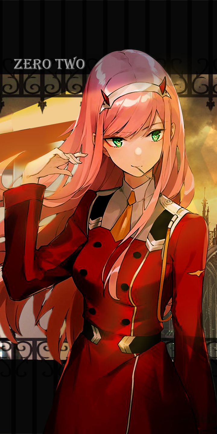 Handy-Wallpaper Animes, Darling In The Franxx, Zero Two (Liebling Im Franxx) kostenlos herunterladen.