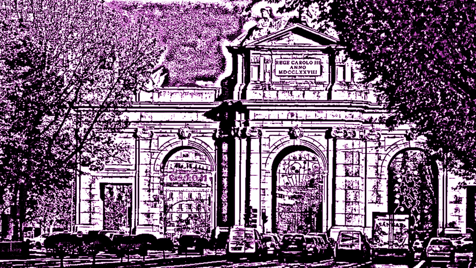 345289 Hintergrundbild herunterladen menschengemacht, puerta de alcalà, monumente - Bildschirmschoner und Bilder kostenlos