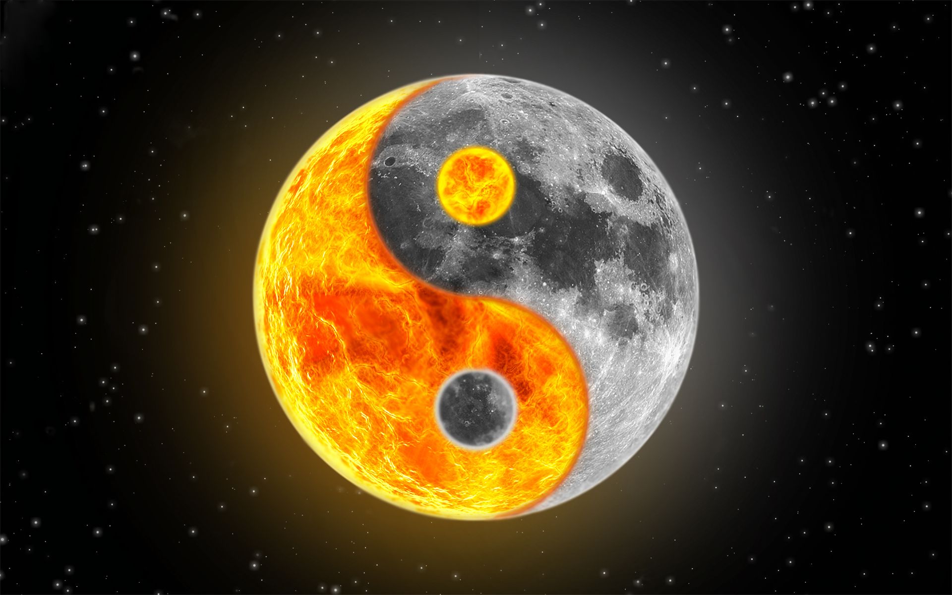 religious, yin & yang
