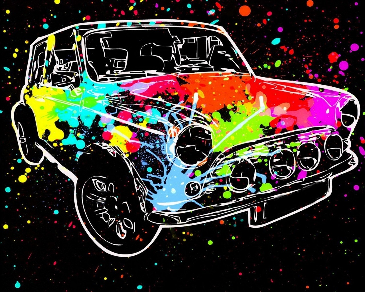 Download mobile wallpaper Colors, Artistic, Vehicles for free.