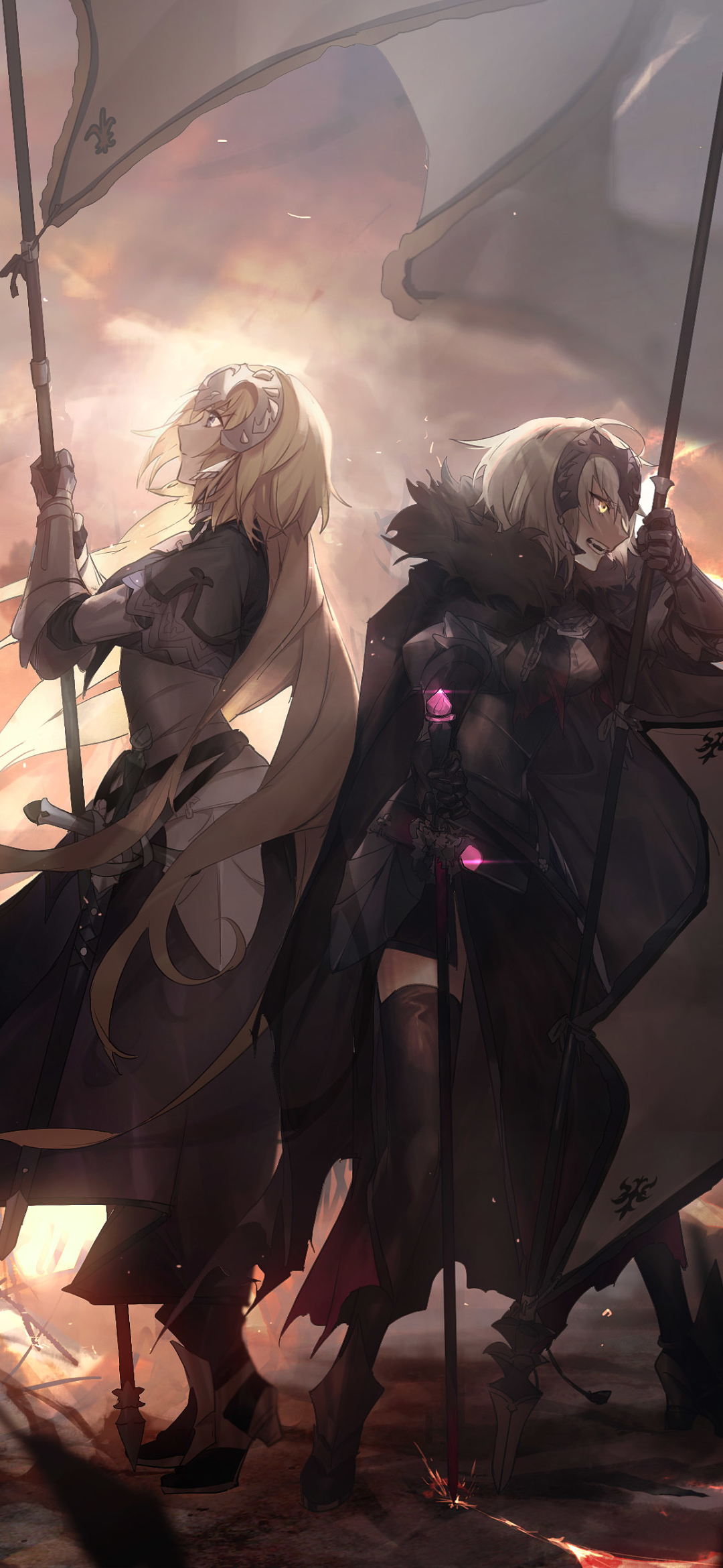 Download mobile wallpaper Anime, Woman Warrior, Fate/grand Order, Jeanne D'arc (Fate Series), Jeanne D'arc Alter, Ruler (Fate/apocrypha), Avenger (Fate/grand Order), Fate Series for free.