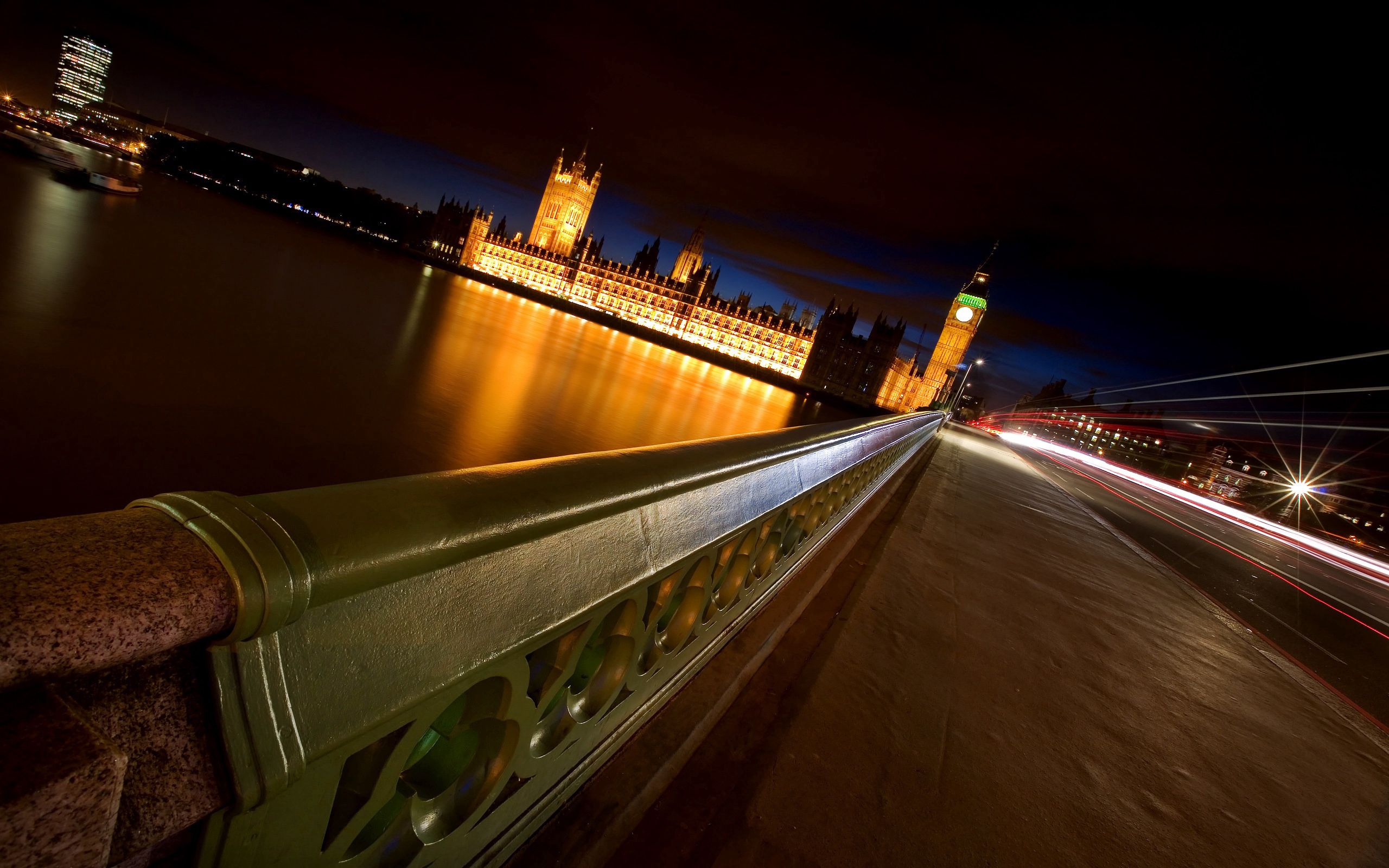 93936 скачать картинку города, река, ночь, лондон, биг бен (big ben), мост - обои и заставки бесплатно
