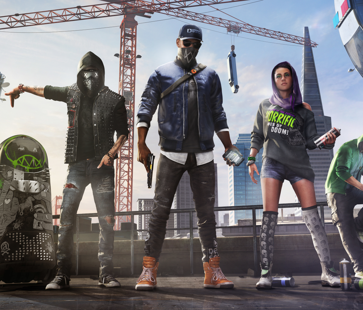 Download mobile wallpaper Watch Dogs, Video Game, Watch Dogs 2 for free.