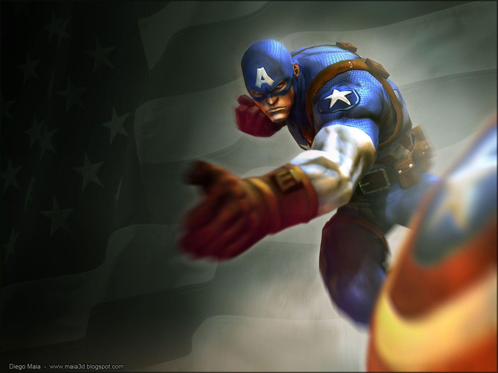 Téléchargez des papiers peints mobile Captain America, Bande Dessinées gratuitement.