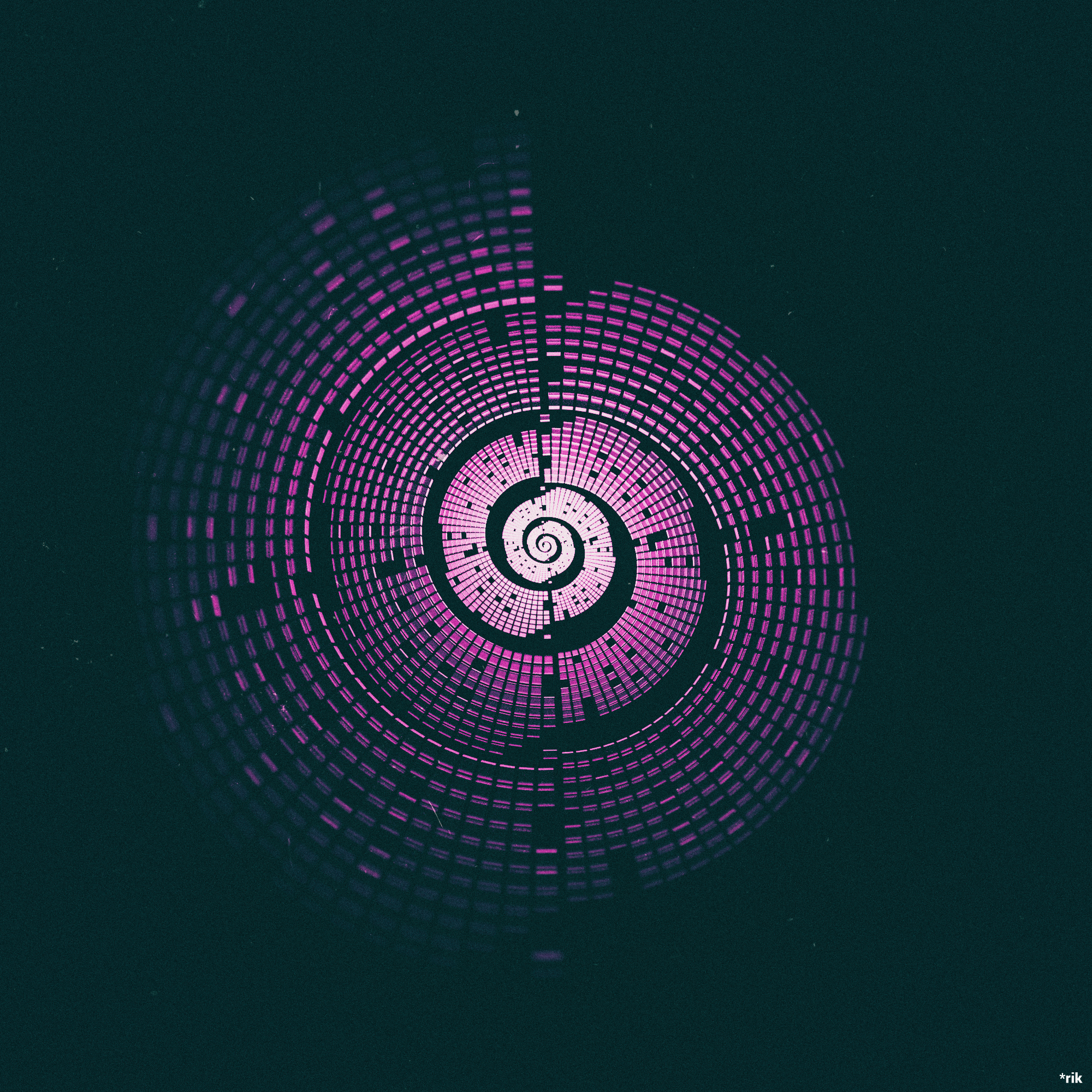 violet, abstract, fractal, purple, spiral