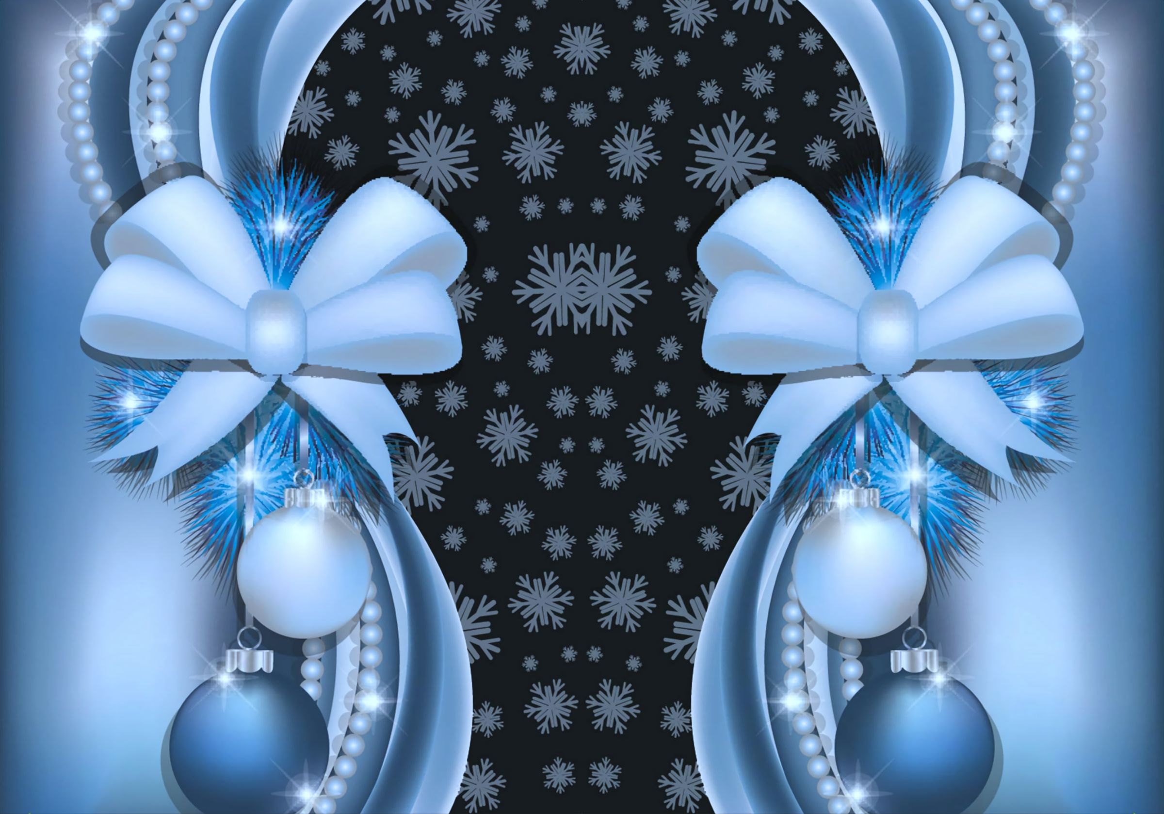 Free download wallpaper Christmas, Holiday, Snowflake, Christmas Ornaments on your PC desktop