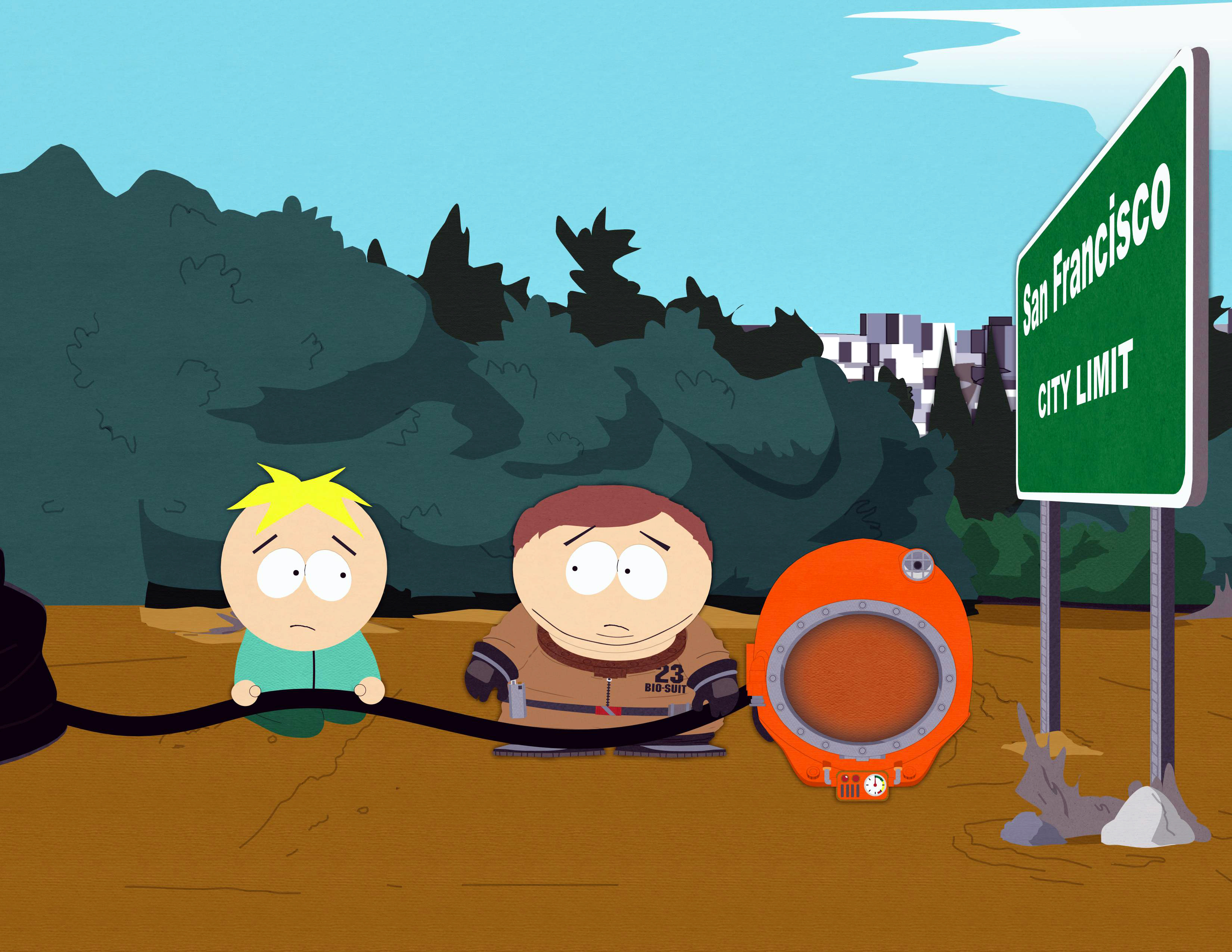 Descarga gratuita de fondo de pantalla para móvil de Stotch De Mantequilla, South Park, Eric Cartman, San Francisco, Series De Televisión.