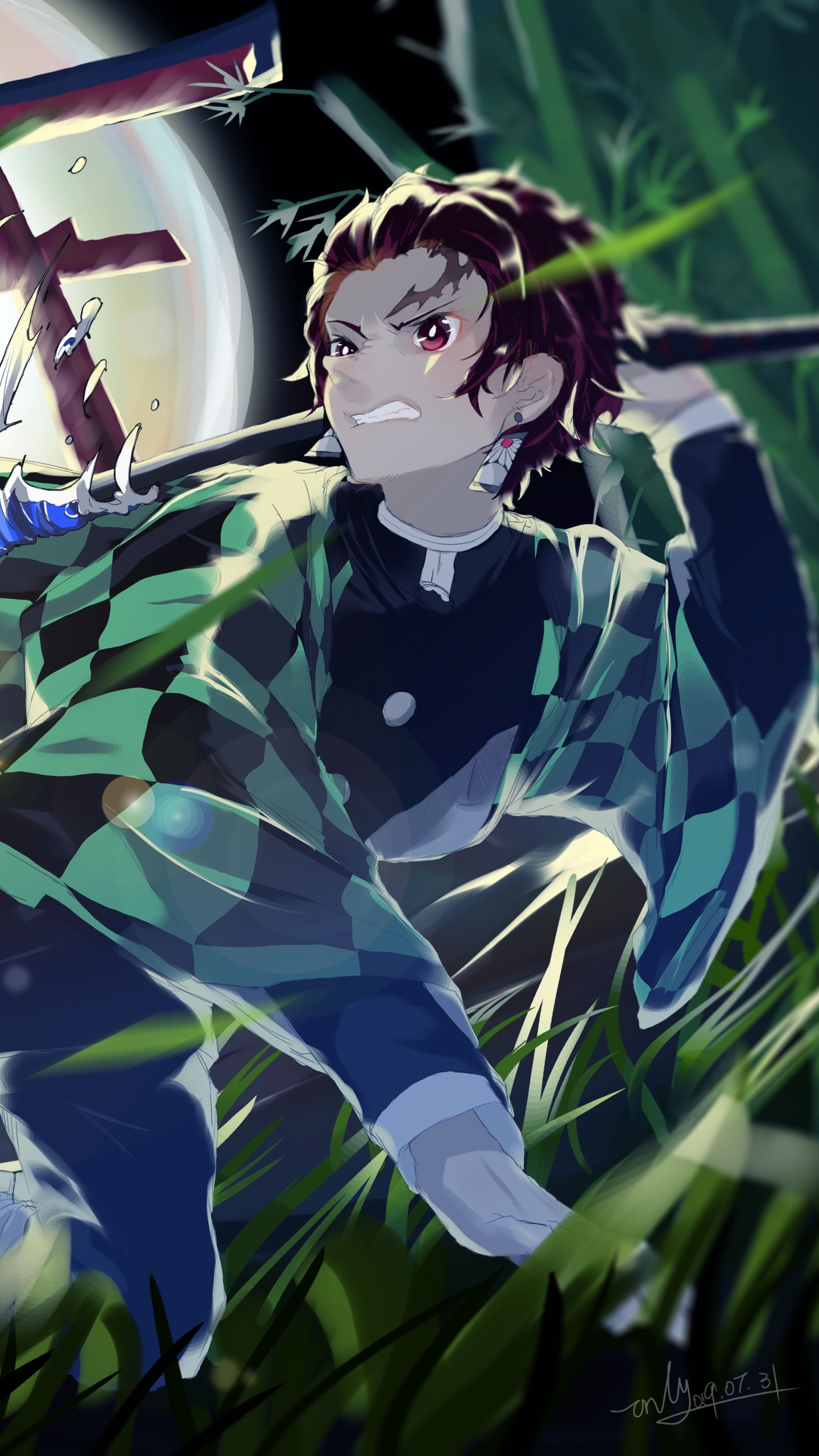 Download mobile wallpaper Anime, Demon Slayer: Kimetsu No Yaiba, Tanjiro Kamado for free.