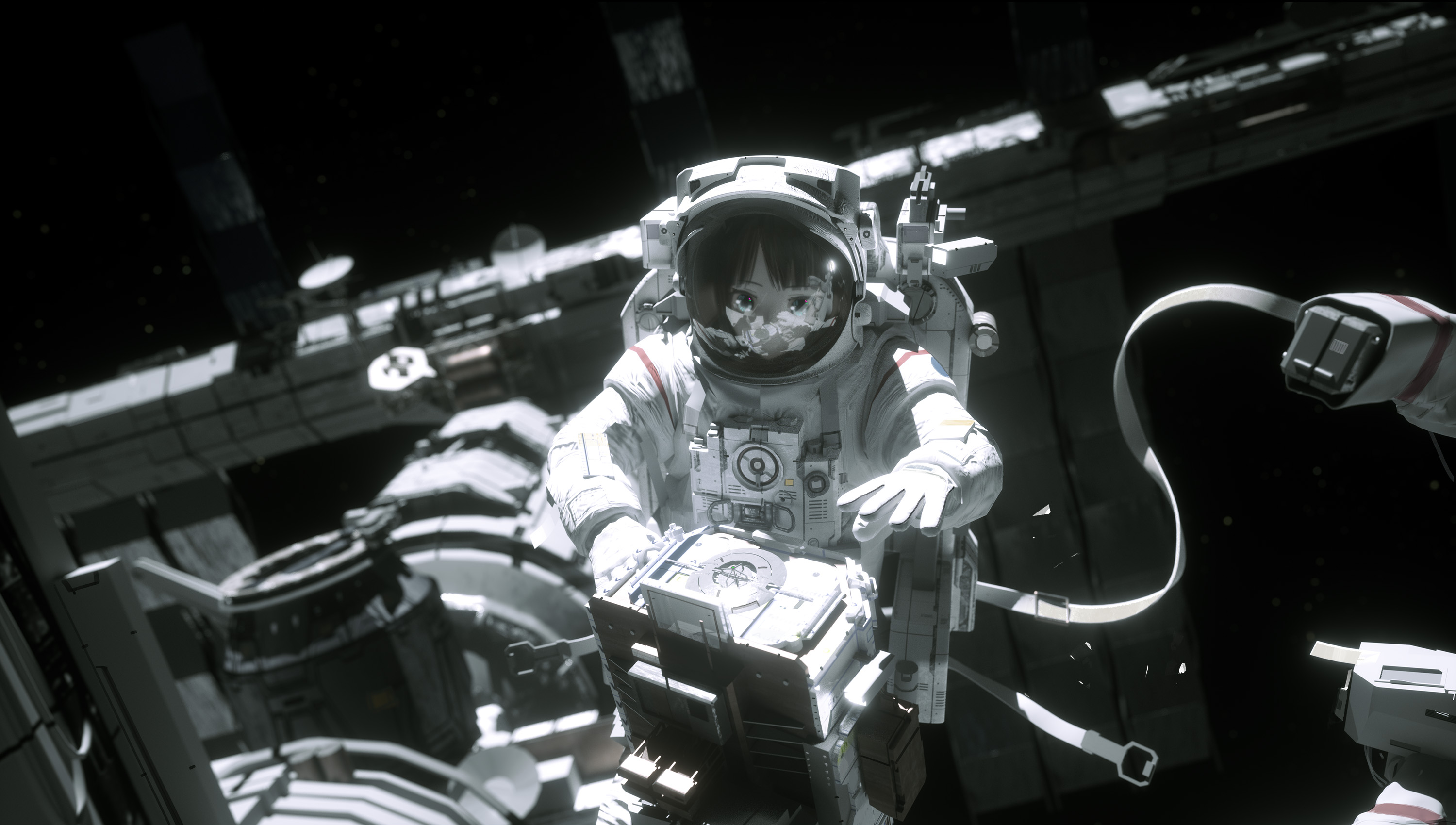 891374 descargar imagen animado, astronaut: fondos de pantalla y protectores de pantalla gratis