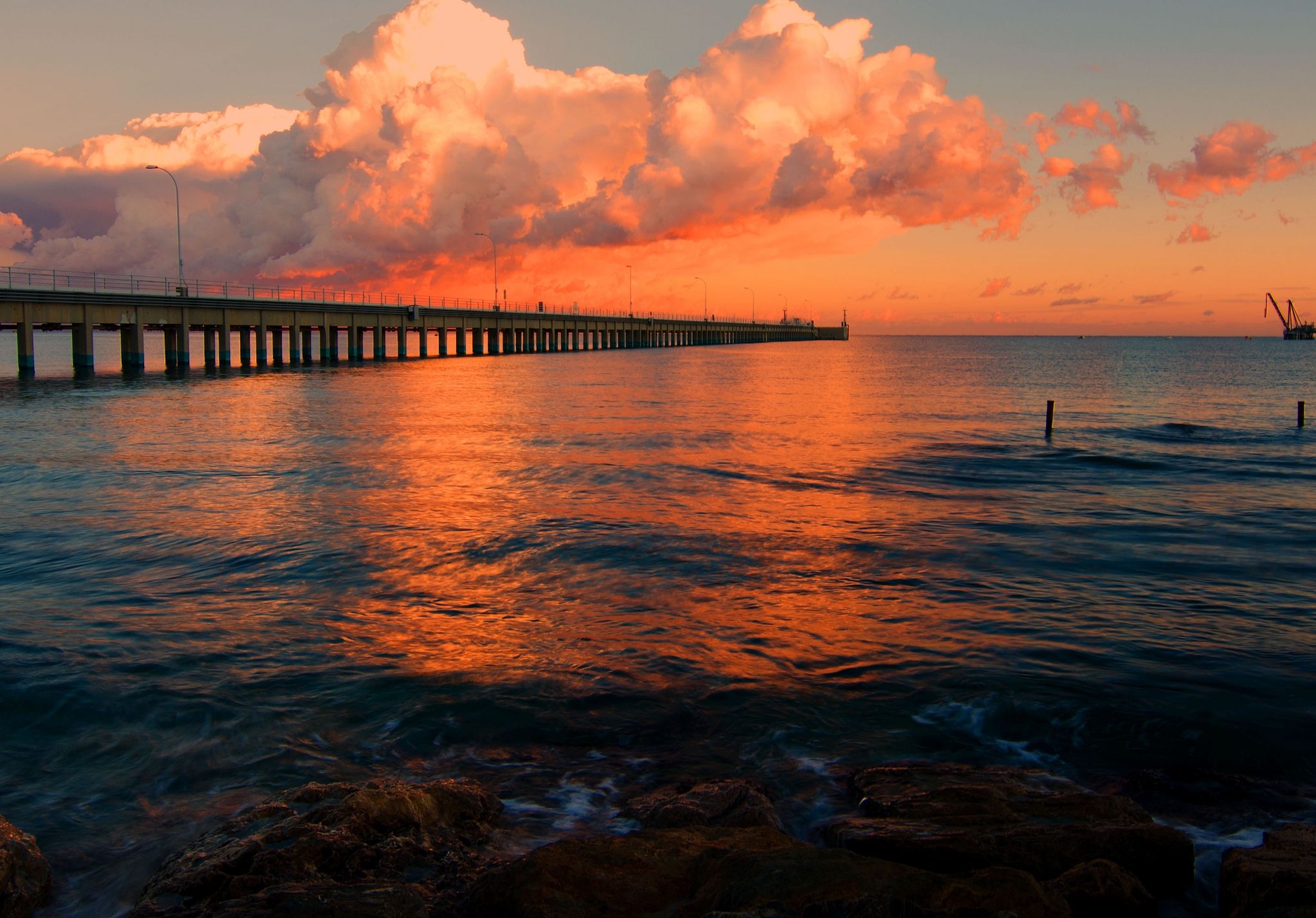 Laden Sie das Natur, Seebrücke, Clouds, Pier, Sea-Bild kostenlos auf Ihren PC-Desktop herunter