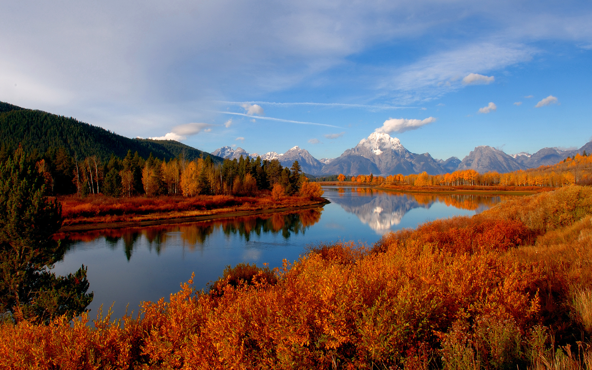 無料モバイル壁紙湖, 秋, 山, 地球, 風景をダウンロードします。