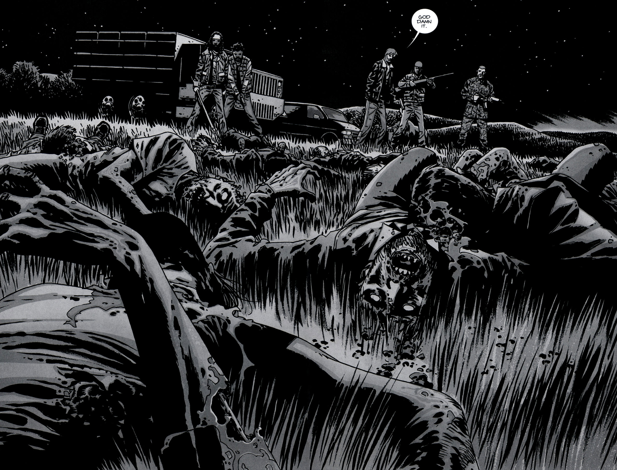 Laden Sie das Comics, The Walking Dead-Bild kostenlos auf Ihren PC-Desktop herunter