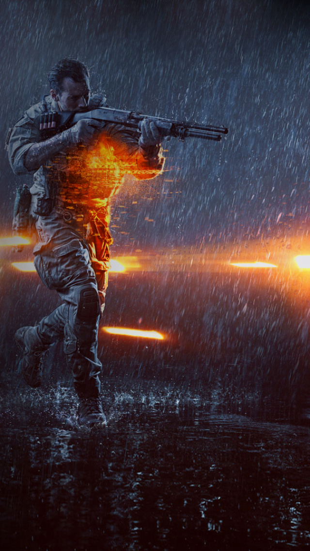 Descarga gratuita de fondo de pantalla para móvil de Lluvia, Campo De Batalla, Videojuego, Battlefield 4.