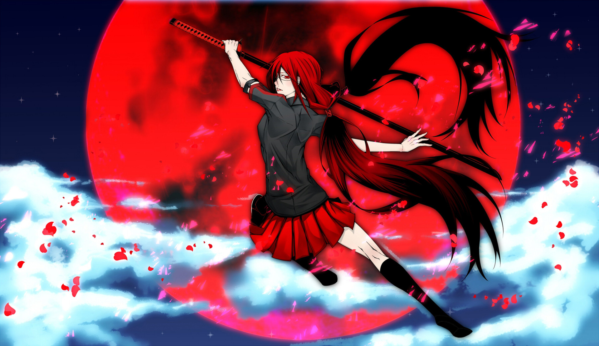 887029 Hintergrundbild herunterladen animes, blutgruppe c, rot, saga kisaragi - Bildschirmschoner und Bilder kostenlos