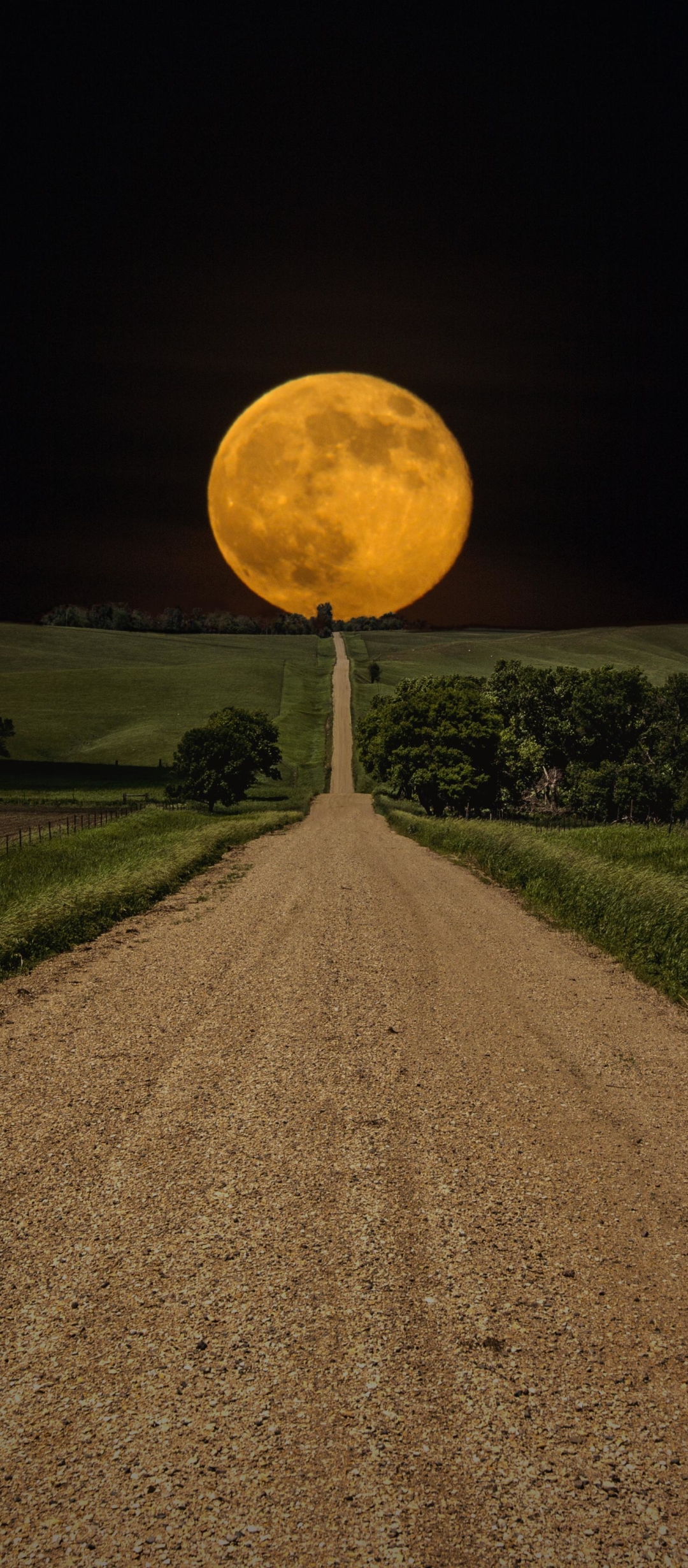 Handy-Wallpaper Landschaft, Mond, Nacht, Erde/natur kostenlos herunterladen.