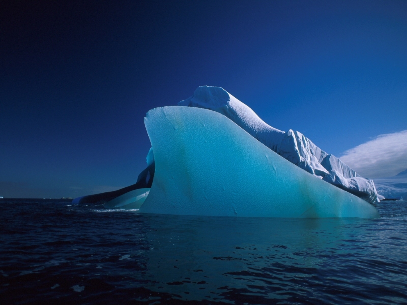 35187 télécharger l'image paysage, mer, icebergs, bleu - fonds d'écran et économiseurs d'écran gratuits