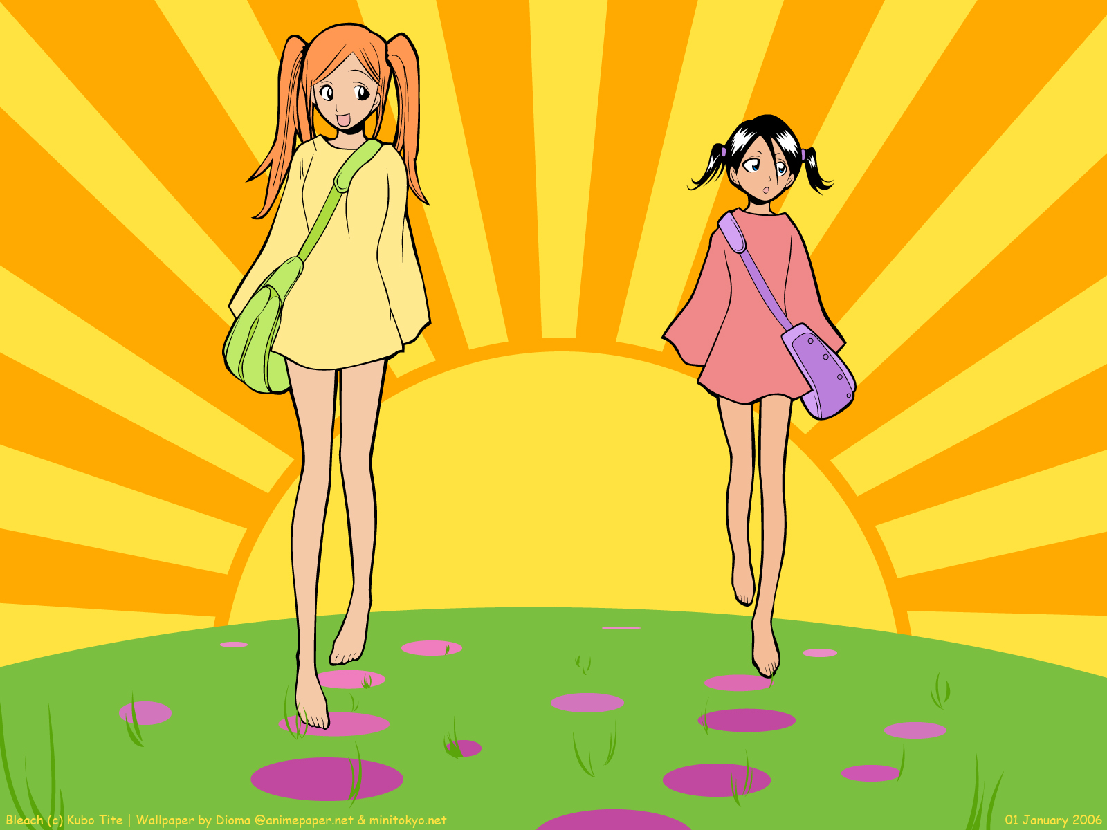 268773 Bild herunterladen animes, bleach, ririn (bleichmittel), ururu tsumugiya - Hintergrundbilder und Bildschirmschoner kostenlos