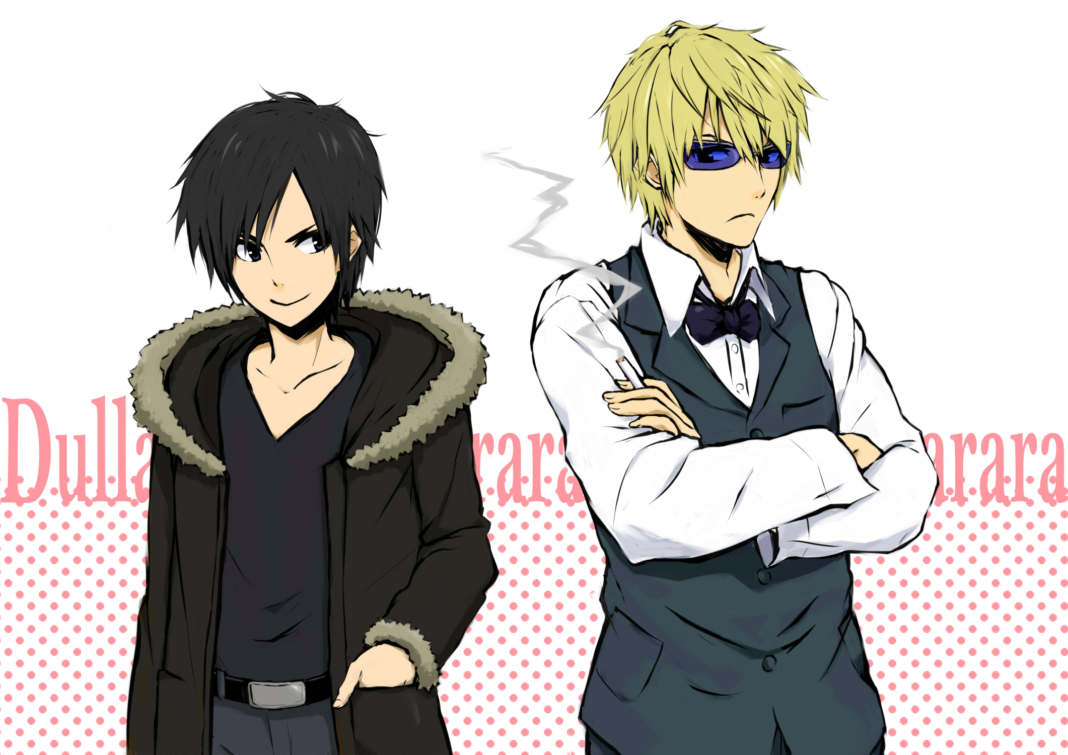 Free download wallpaper Anime, Shizuo Heiwajima, Durarara!!, Izaya Orihara on your PC desktop