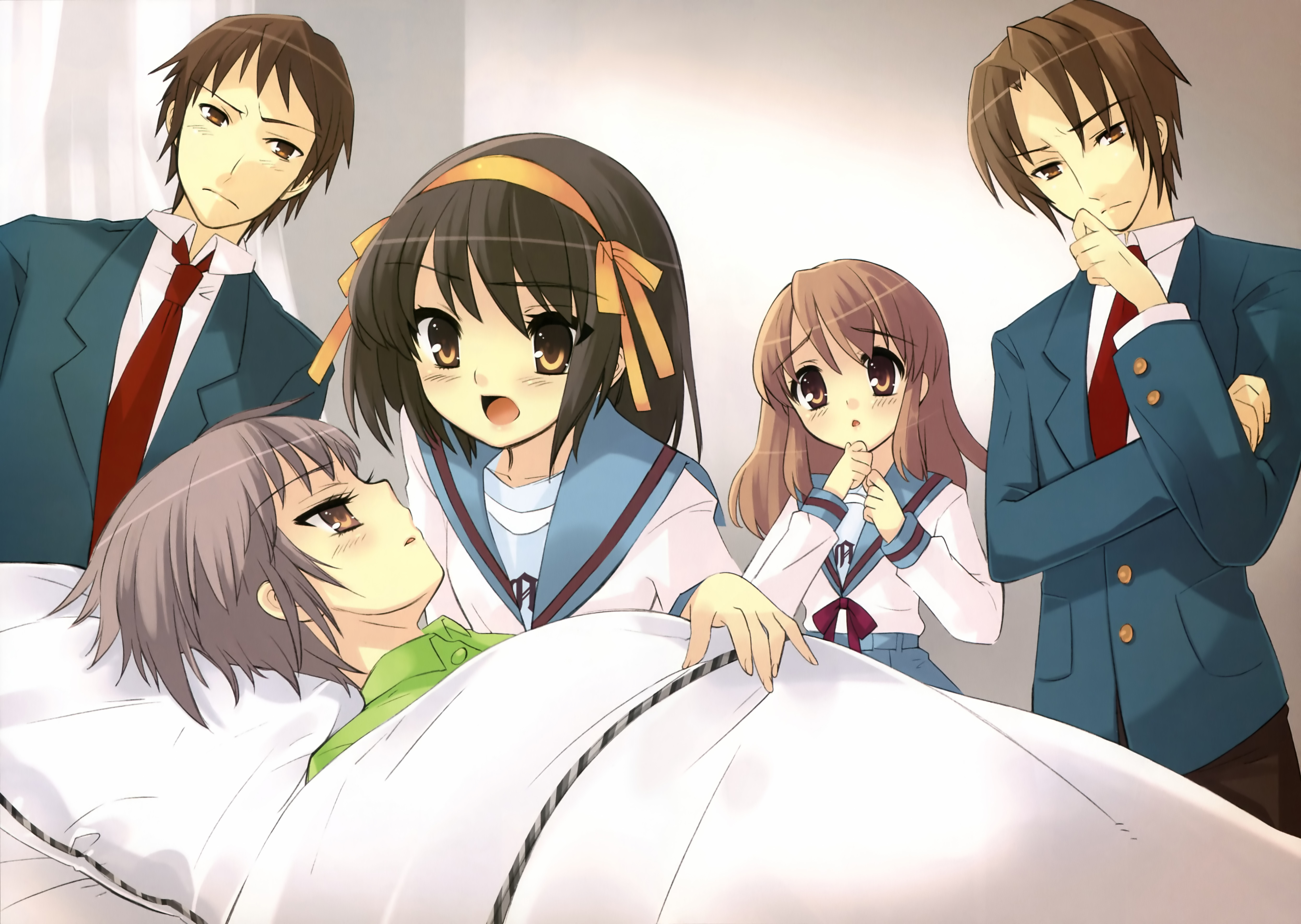 Free download wallpaper Anime, The Melancholy Of Haruhi Suzumiya on your PC desktop