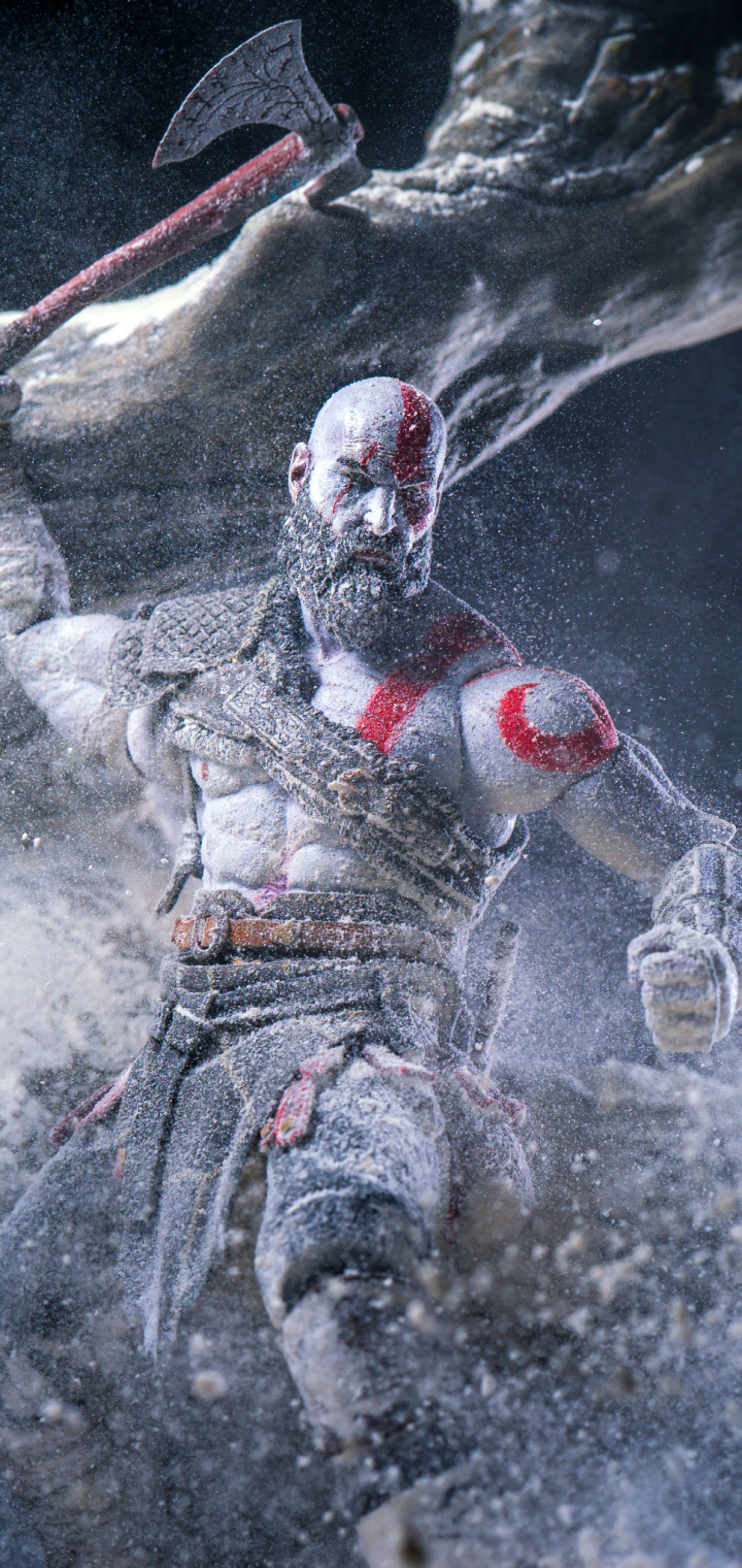 Téléchargez des papiers peints mobile God Of War, Figurine, Jeux Vidéo, Kratos (Dieu De La Guerre), Dieu De La Guerre (2018) gratuitement.