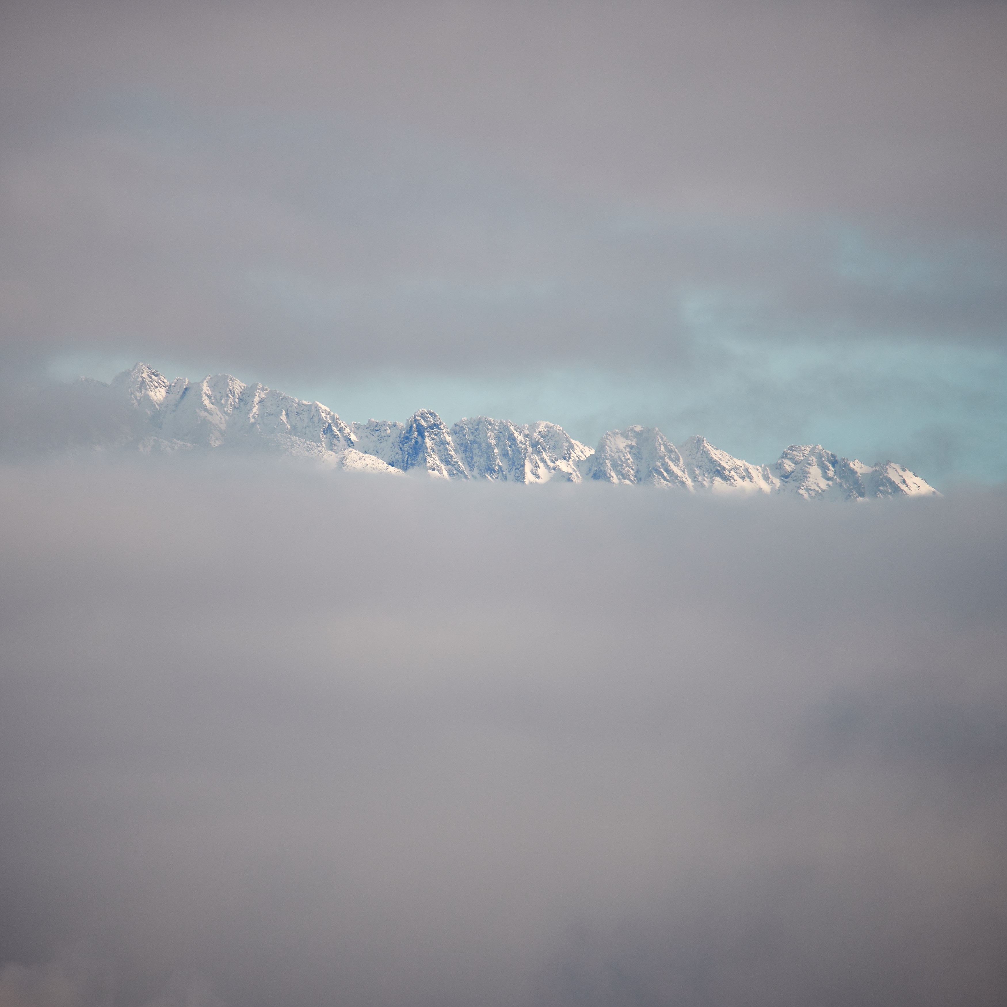 nature, mountains, clouds, snow, vertex, tops, snow covered, snowbound