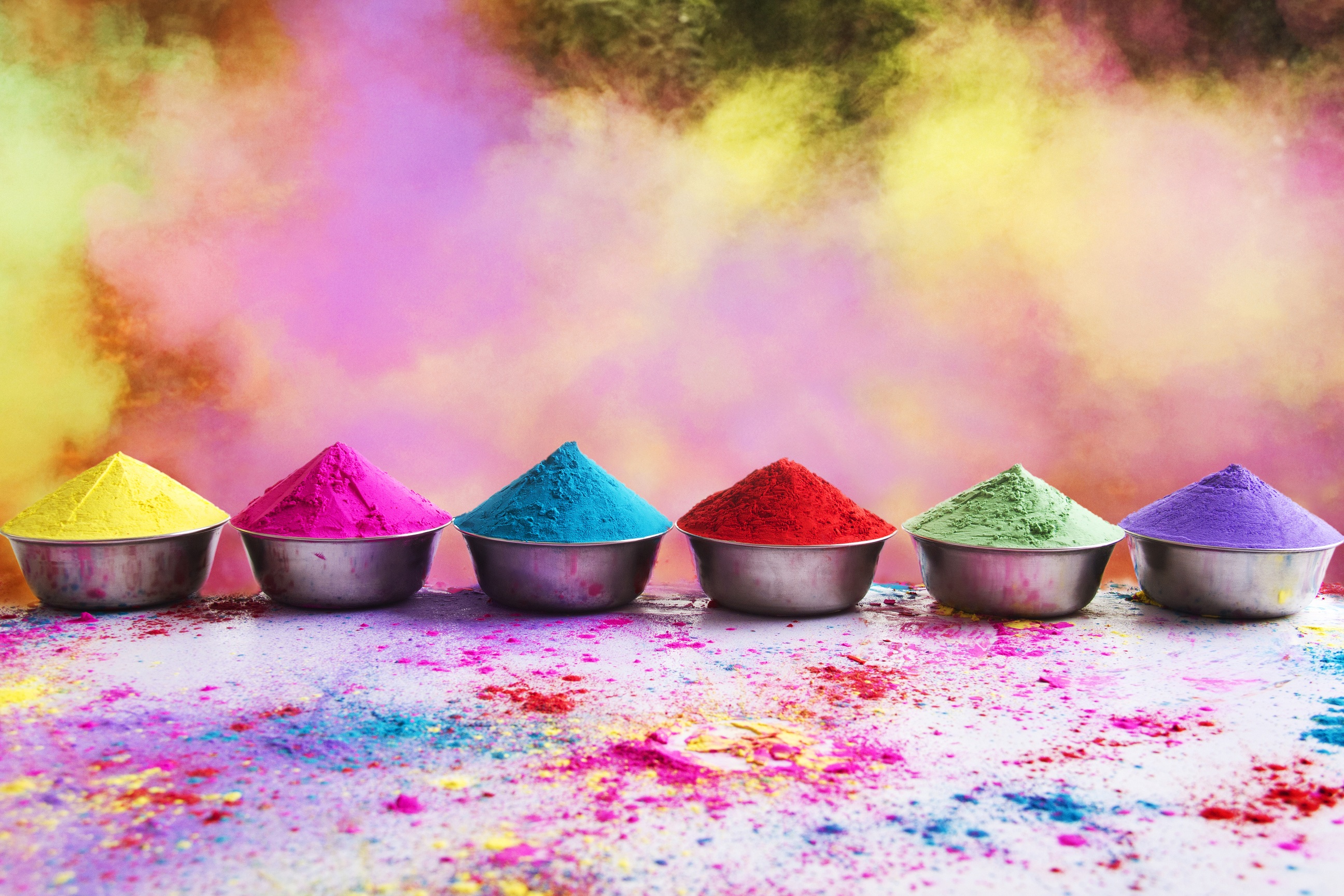 Free download wallpaper Holiday, Colors, Holi on your PC desktop