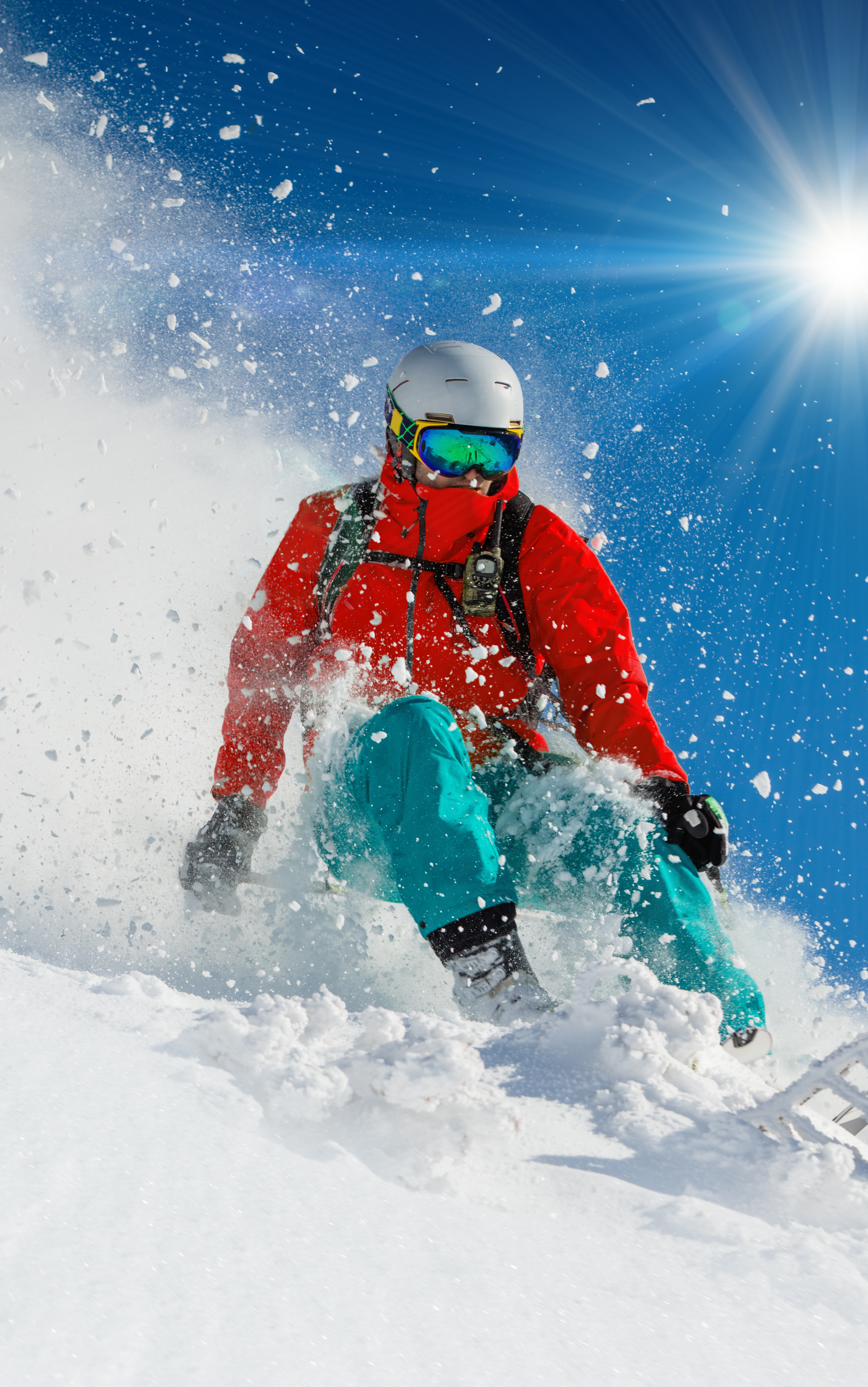 Скачать картинку Снег, Виды Спорта, Катание На Лыжах в телефон бесплатно.