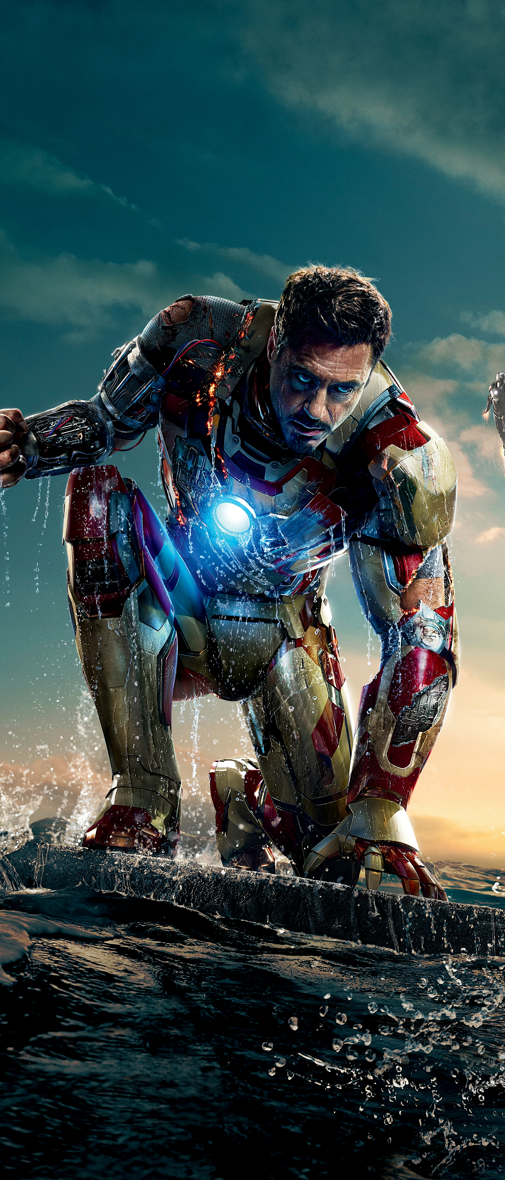 Handy-Wallpaper Iron Man, Robert Downey Jr, Filme, Ironman, Rächer, Tony Stark, Iron Man 3 kostenlos herunterladen.