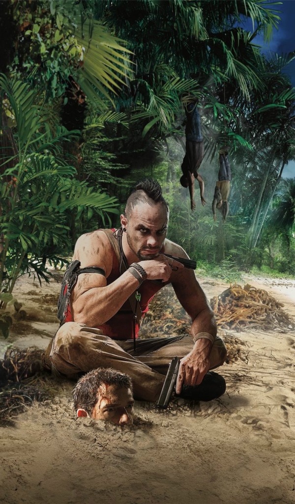 Handy-Wallpaper Computerspiele, Ferner Schrei, Far Cry 3 kostenlos herunterladen.