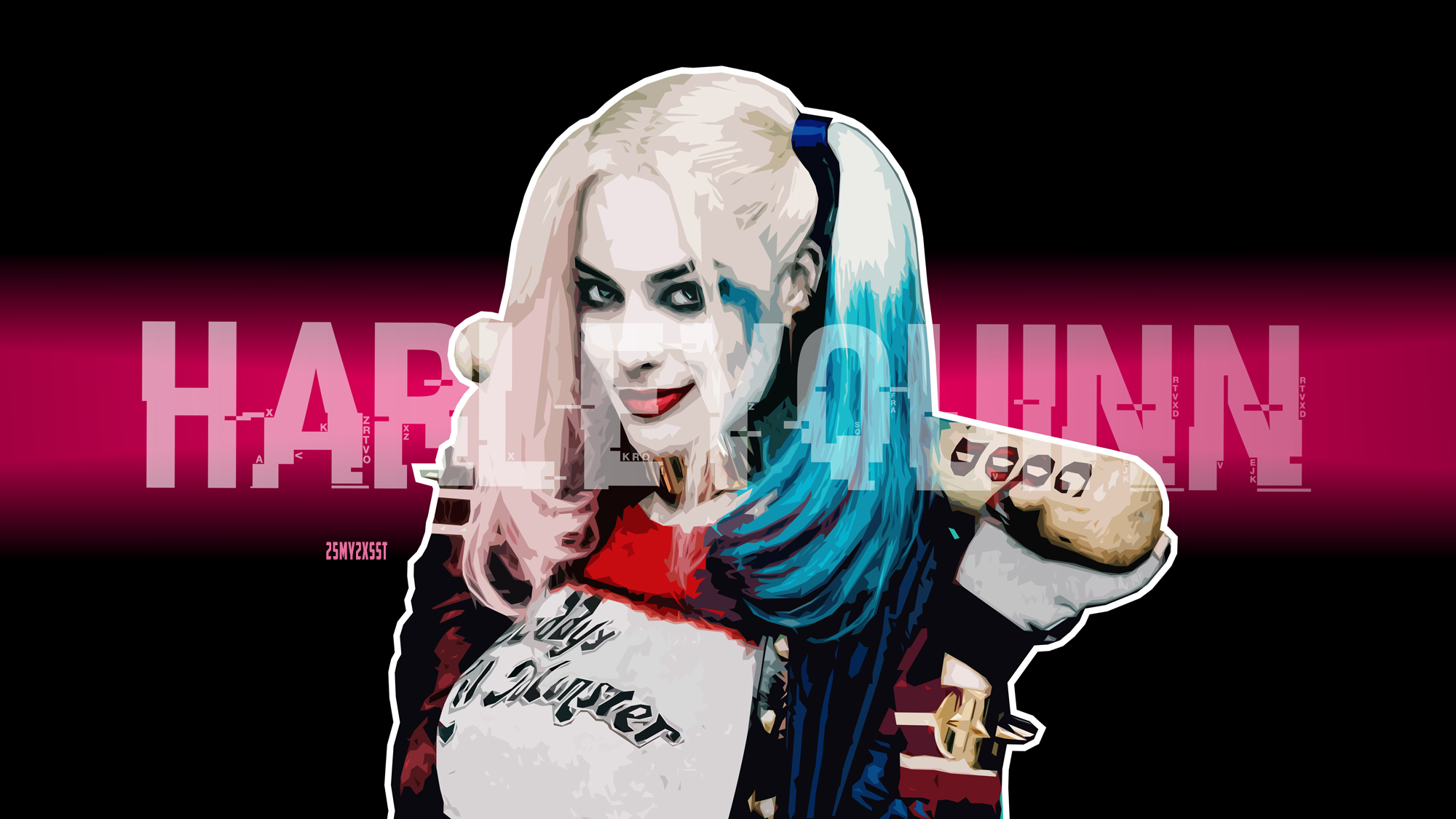 Download mobile wallpaper Portrait, Movie, Harley Quinn, Suicide Squad, Margot Robbie for free.