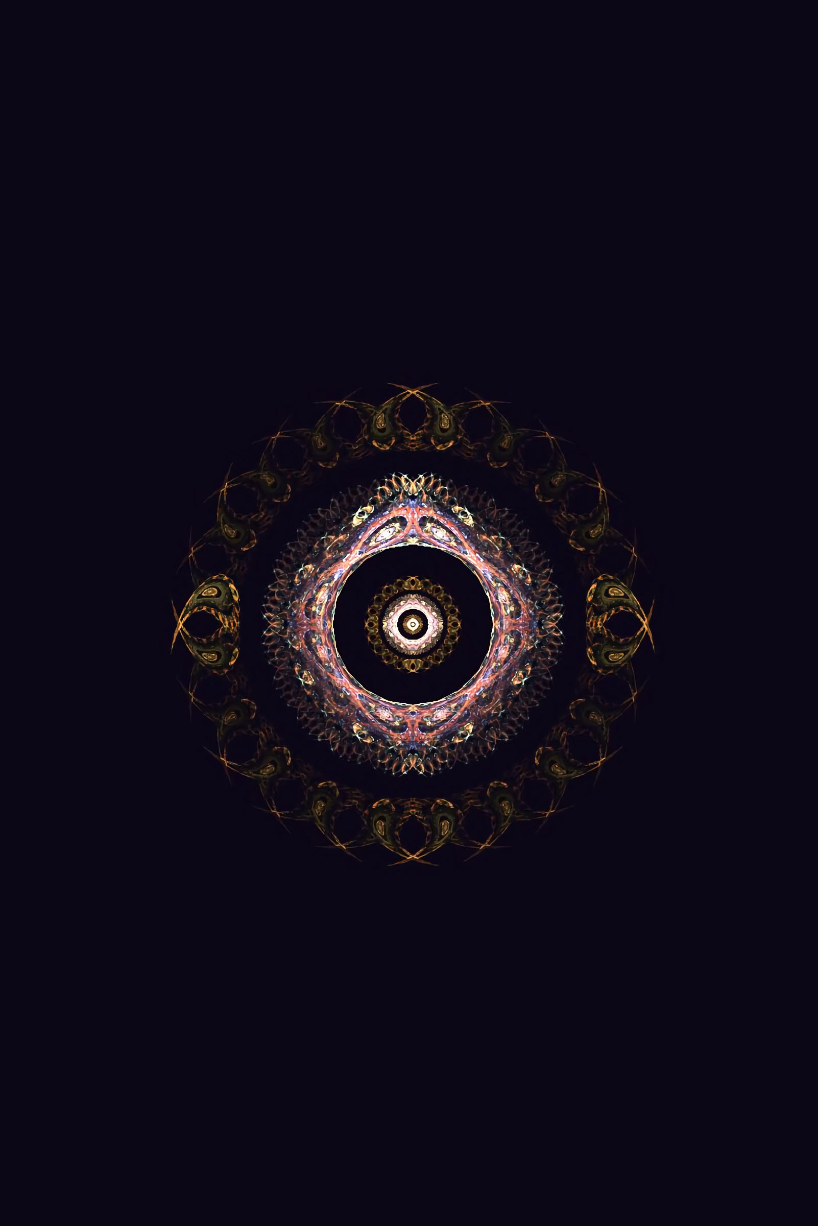 mandala, pattern, abstract, fractal, digital