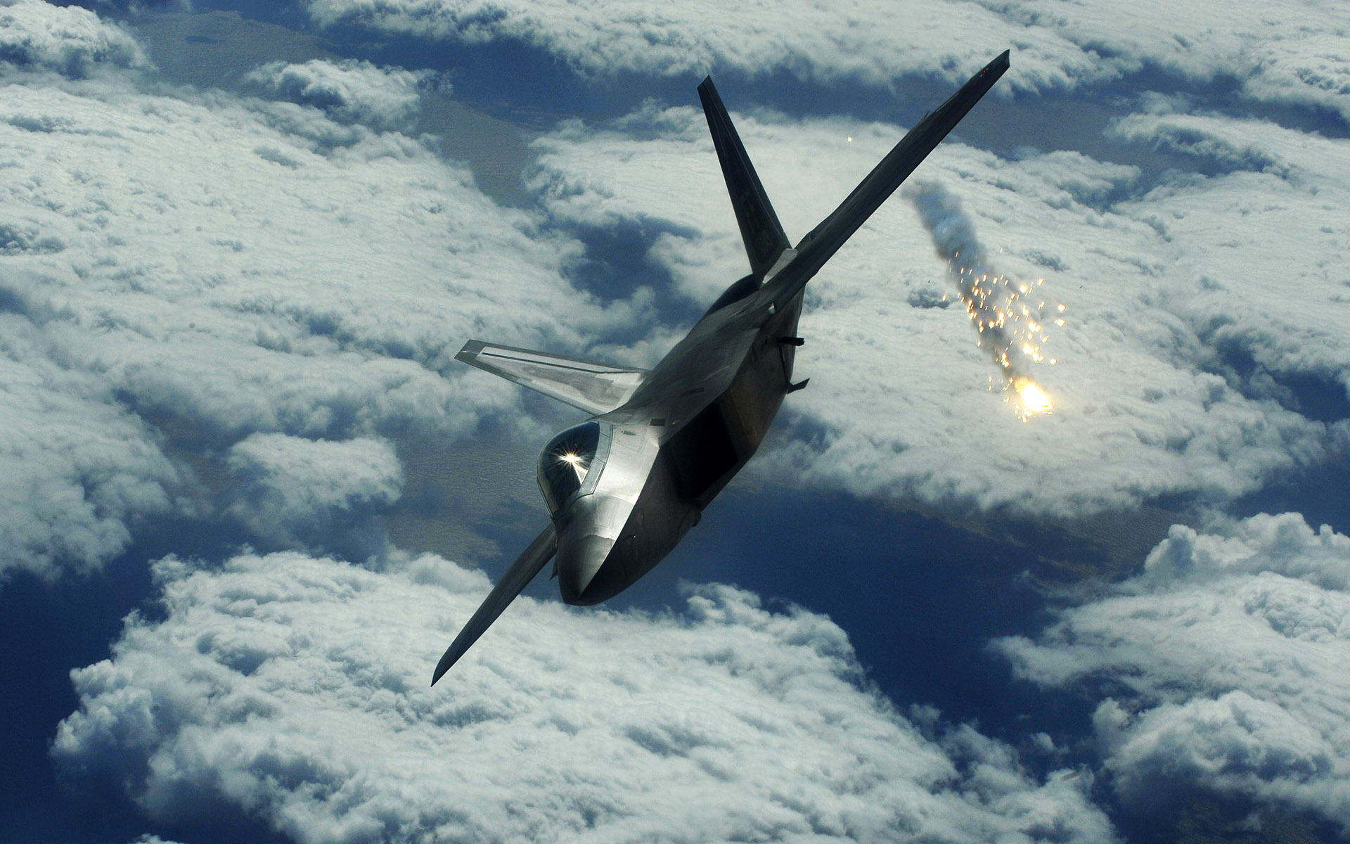 Завантажити шпалери безкоштовно Військовий, Lockheed Martin F 22 Raptor картинка на робочий стіл ПК