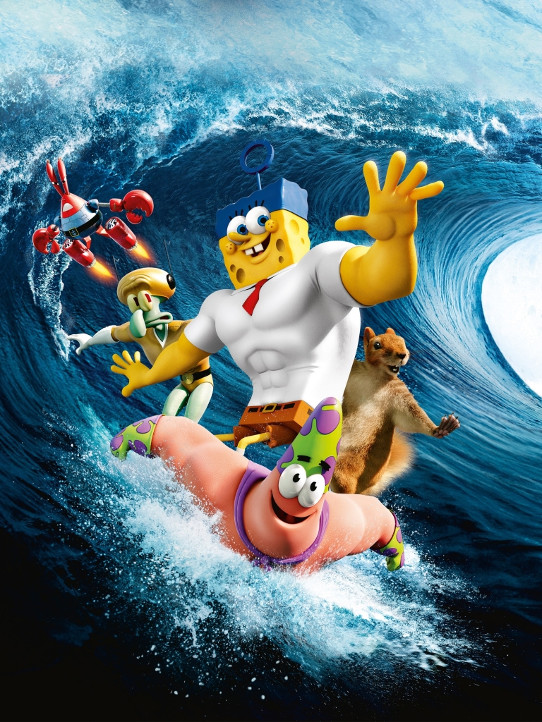 1335394 Hintergrundbild herunterladen filme, spongebob schwammkopf: schwamm aus dem wasser, spongebob schwammkopf - Bildschirmschoner und Bilder kostenlos