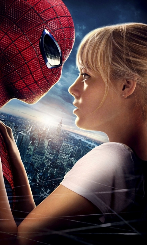 Download mobile wallpaper Spider Man, Movie, The Amazing Spider Man, Gwen Stacy for free.