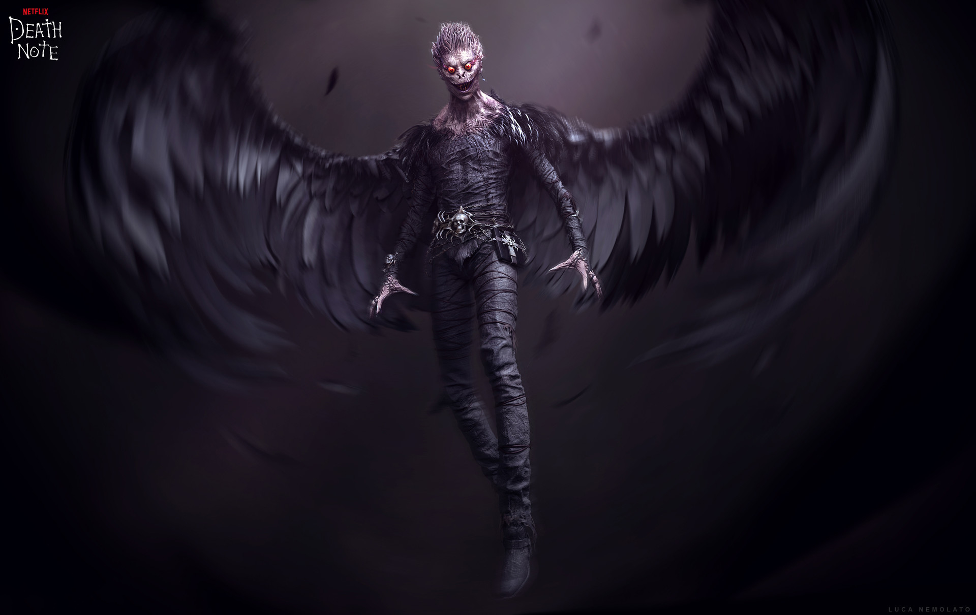 Laden Sie das Engel, Death Note, Animes, Ryuk (Todesnotiz)-Bild kostenlos auf Ihren PC-Desktop herunter
