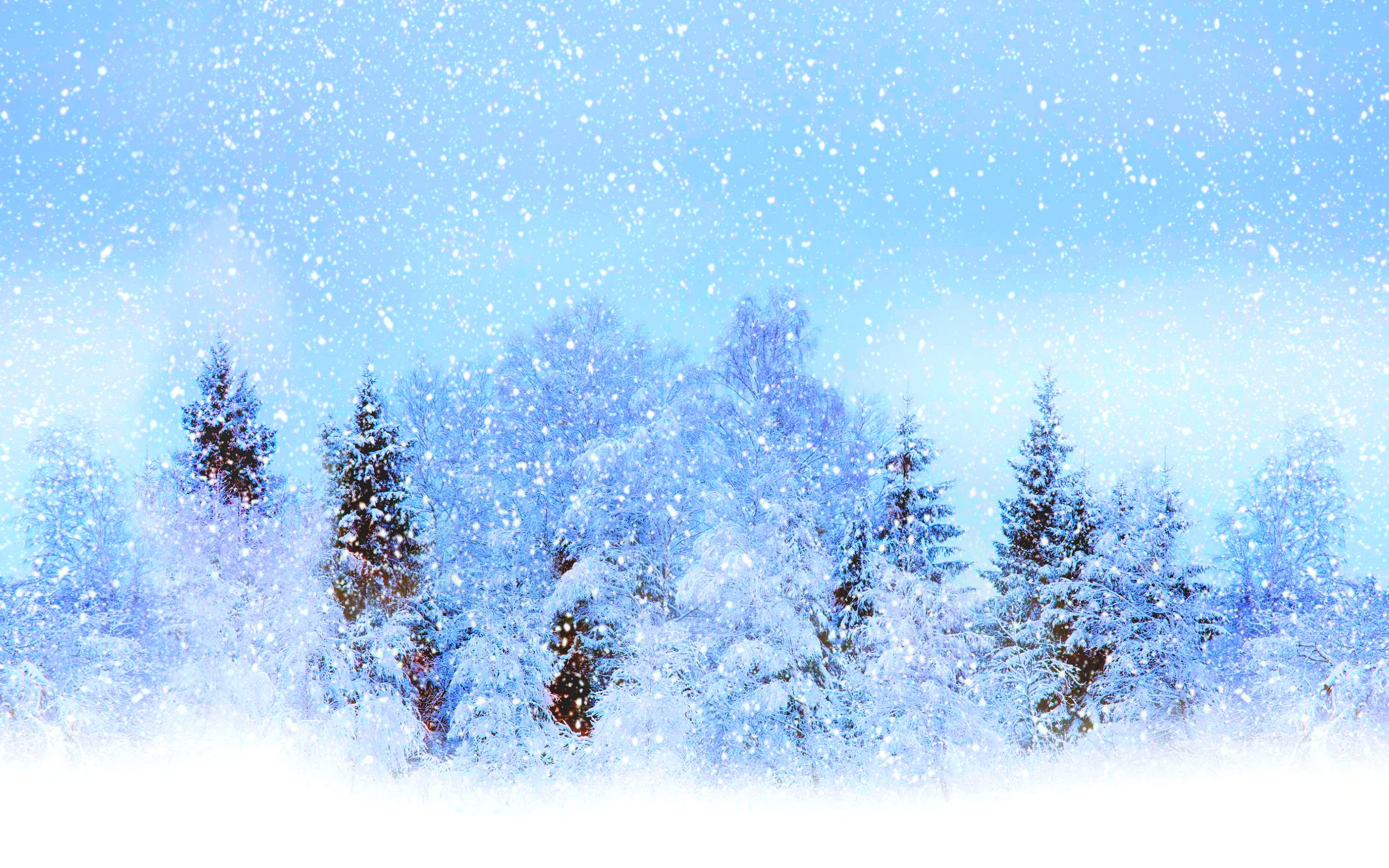 Download mobile wallpaper Winter, Nature, Snow, Tree, Earth for free.