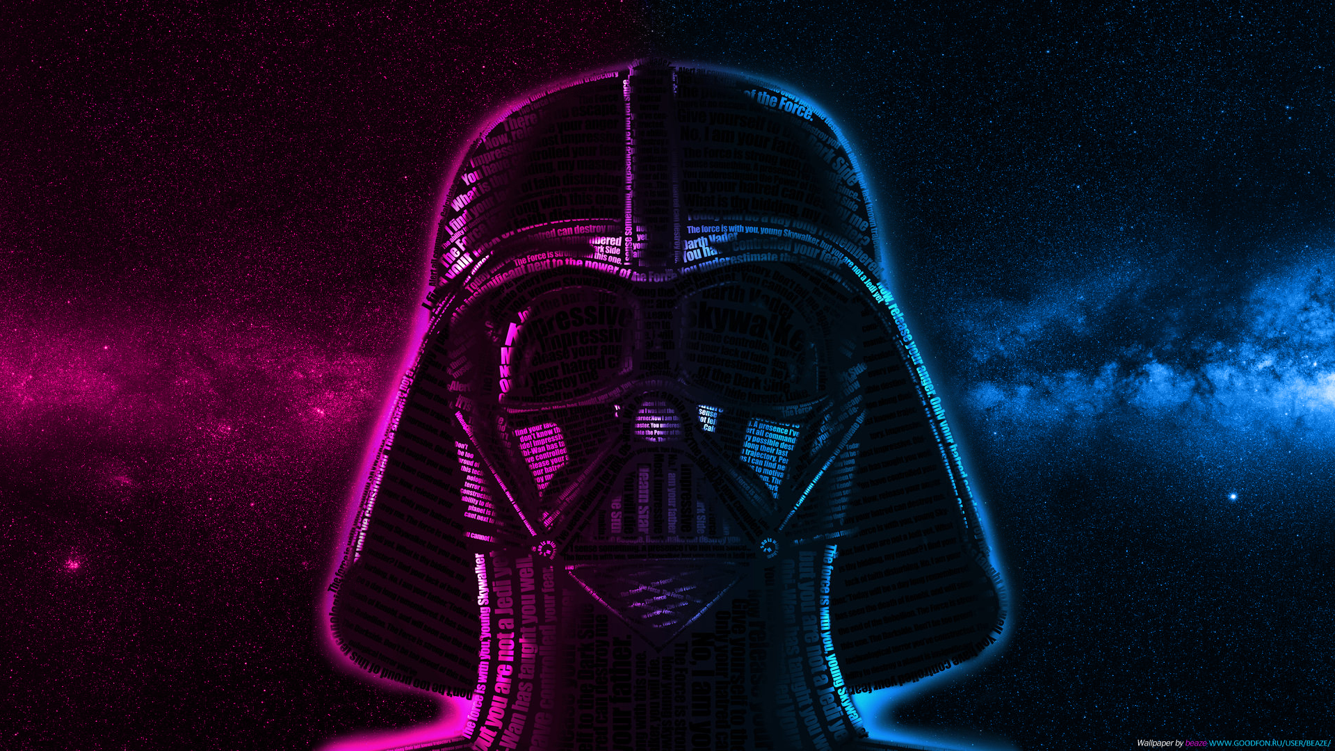 Free download wallpaper Star Wars, Sci Fi, Word, Darth Vader on your PC desktop