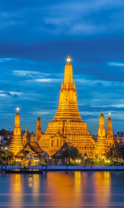 Baixar papel de parede para celular de Tailândia, Templos, Bangkok, Banguecoque, Religioso, Templo Wat Arun, Wat Arun gratuito.