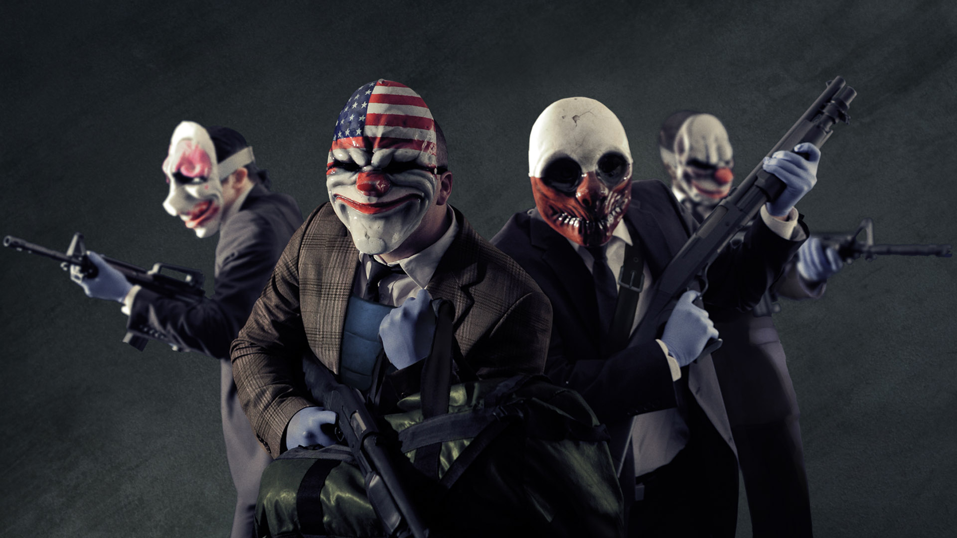 video game, payday: the heist, chains (payday), dallas (payday), hoxton (payday), wolf (payday), payday