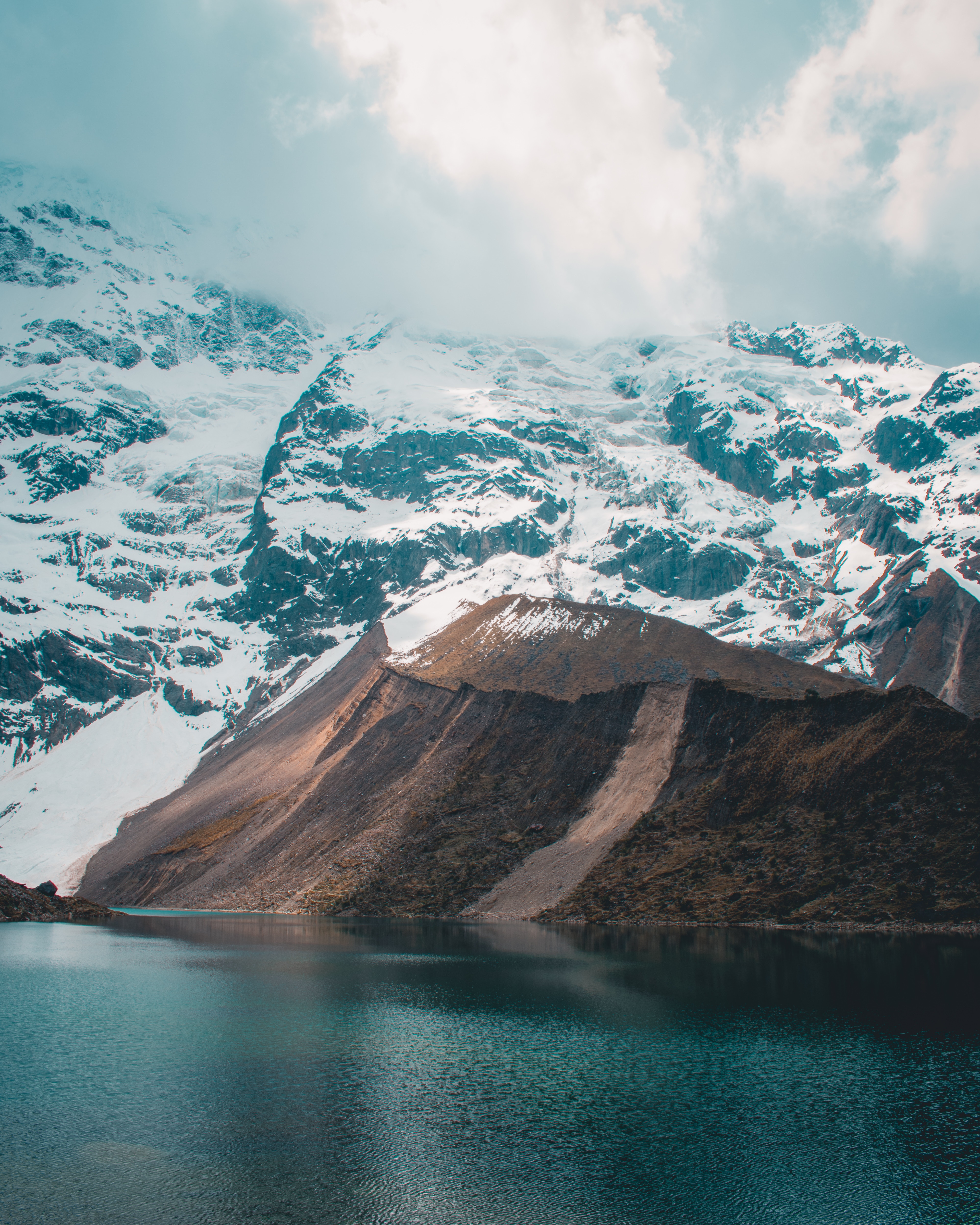 117329壁紙のダウンロード自然, 湖, 山, 雪に覆われた, 積雪, ペルー, ヒューマンテイラグーン, ヒューマンタイラグーン-スクリーンセーバーと写真を無料で
