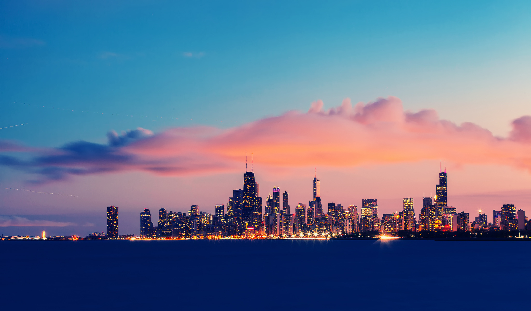 Laden Sie das Städte, Chicago, Menschengemacht-Bild kostenlos auf Ihren PC-Desktop herunter