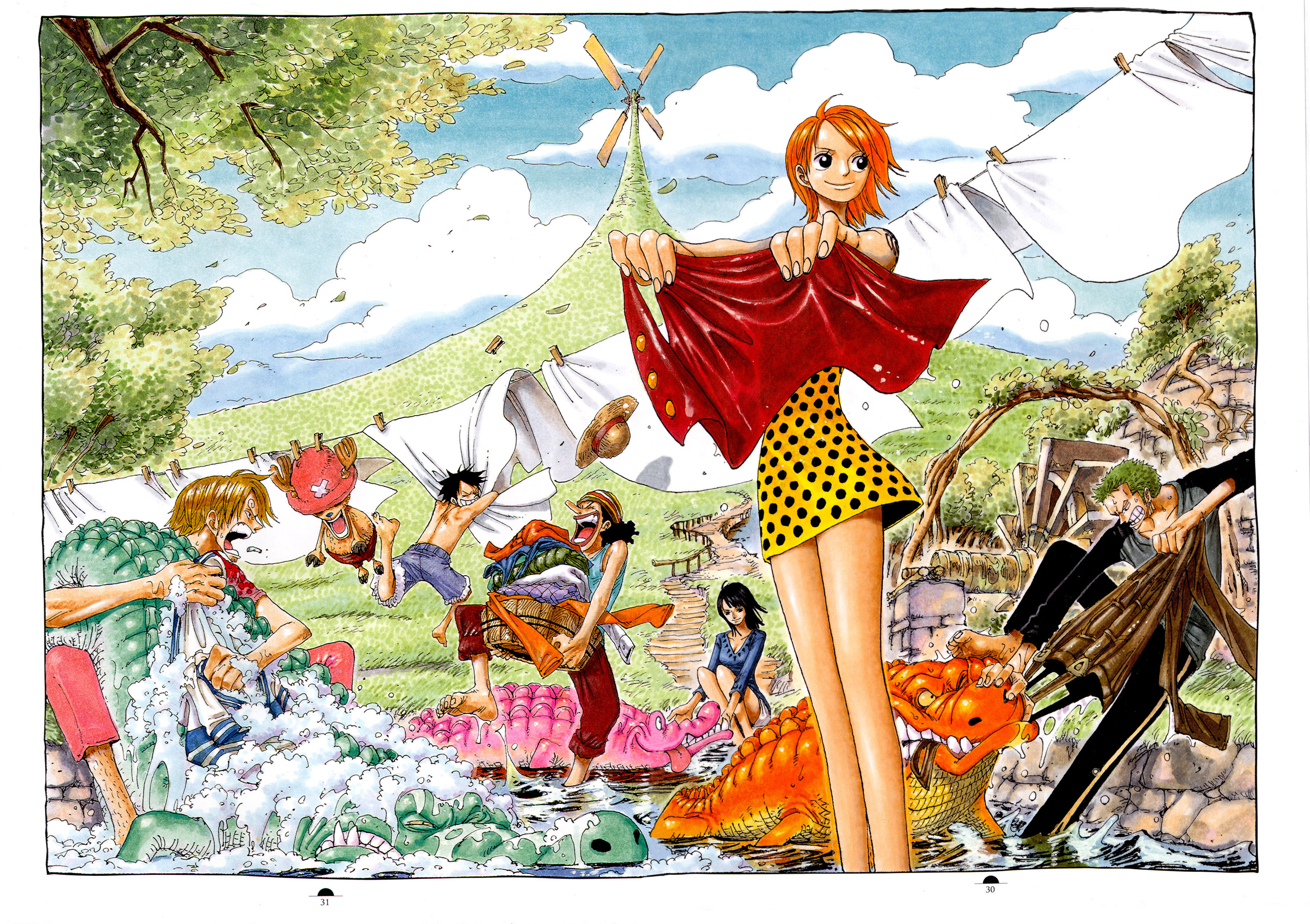 Baixe gratuitamente a imagem Anime, One Piece, Tony Tony Chopper, Usopp (One Piece), Roronoa Zoro, Monkey D Luffy, Nami (One Piece), Sanji (One Piece), Nico Robin na área de trabalho do seu PC