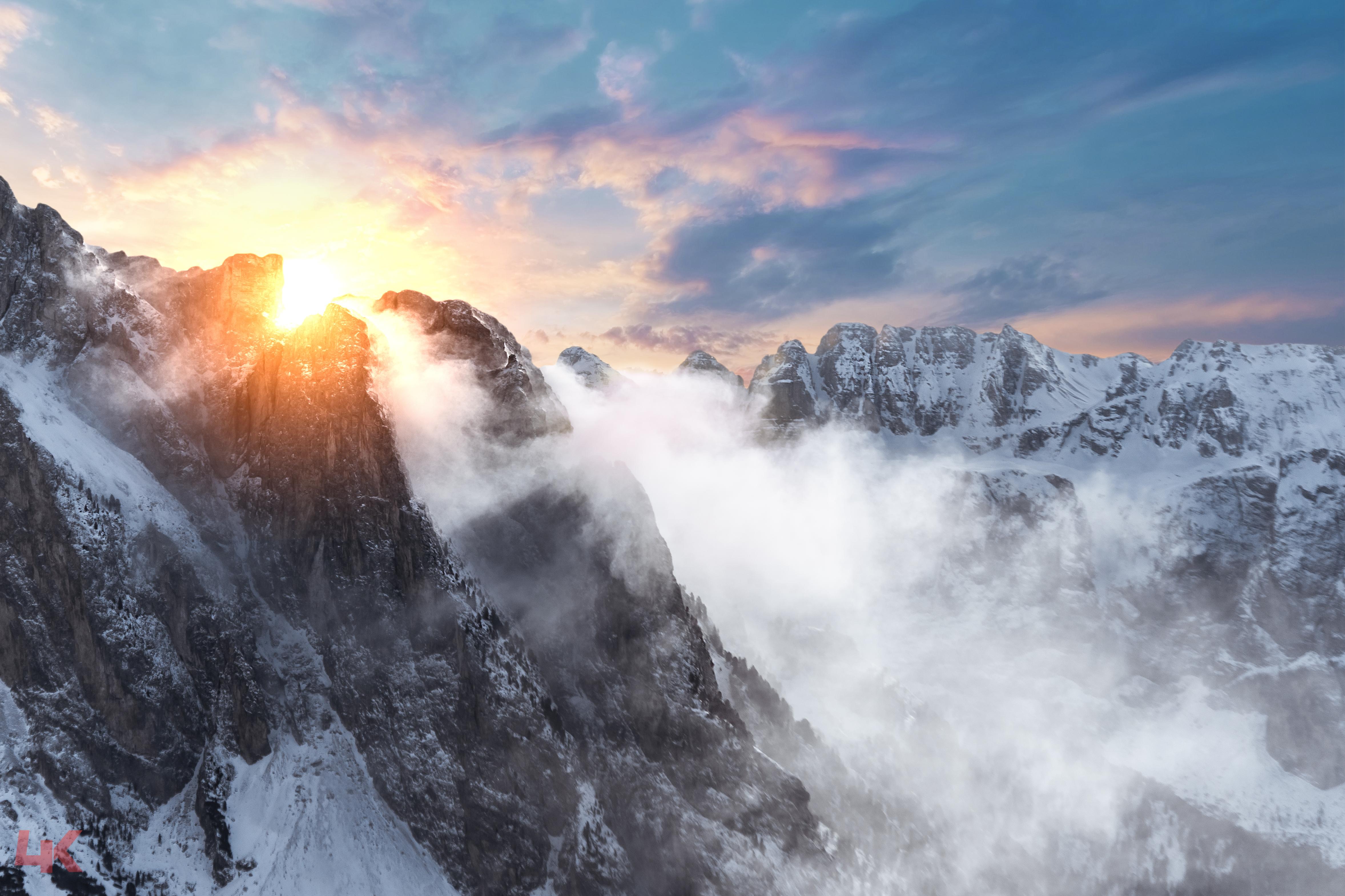 Téléchargez gratuitement l'image Montagnes, Montagne, Nuage, Terre/nature sur le bureau de votre PC