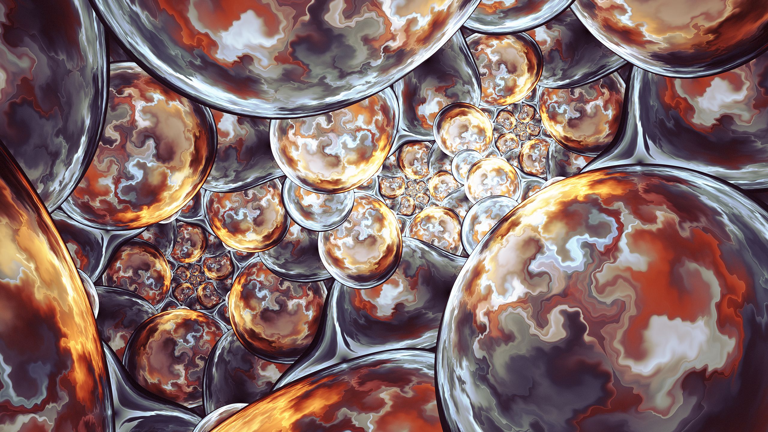 Free download wallpaper Abstract, Fractal, Bubble on your PC desktop