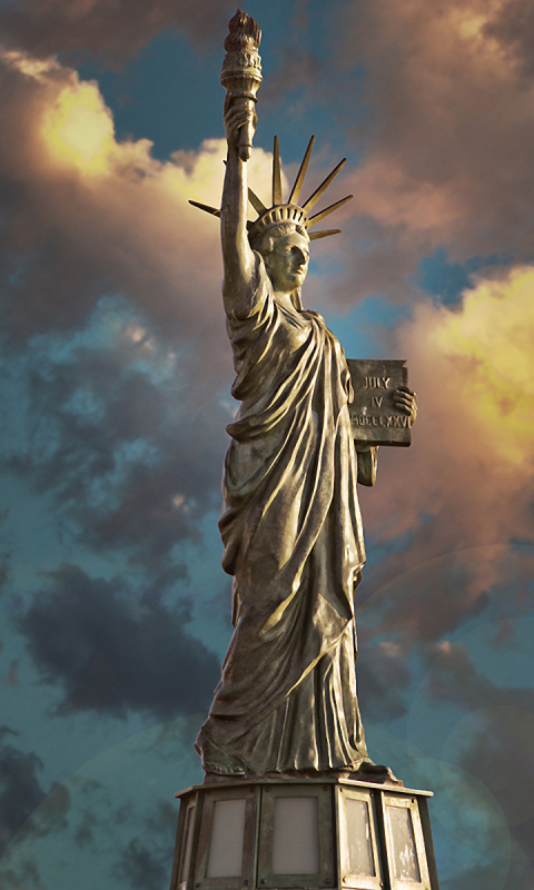 Download mobile wallpaper Statue Of Liberty, Man Made for free.