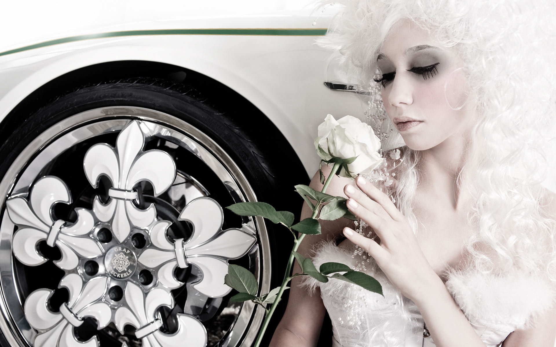 Download mobile wallpaper Girls & Cars, Gothic, Women for free.