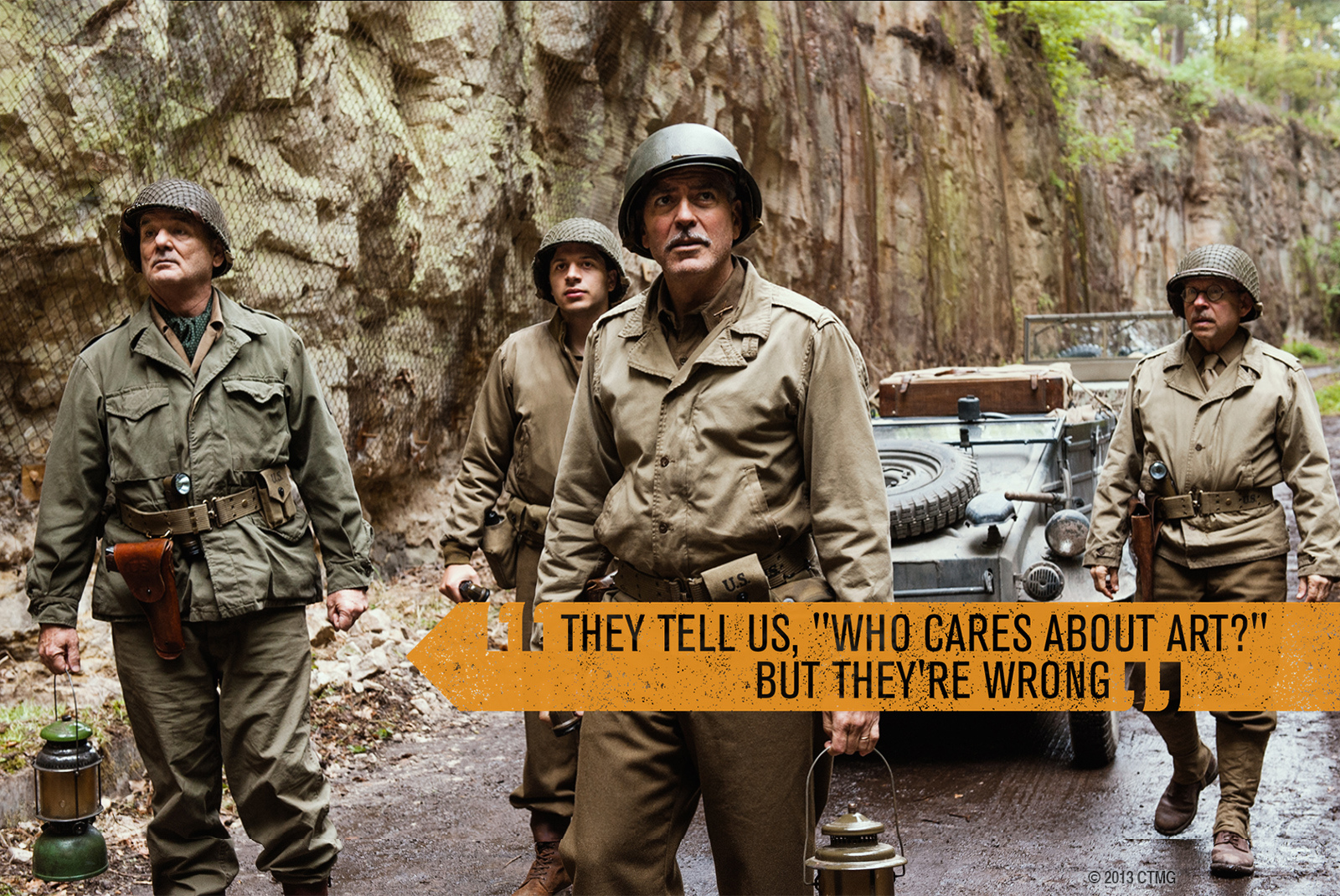 movie, the monuments men, army, bill murray, george clooney, monuments men, war