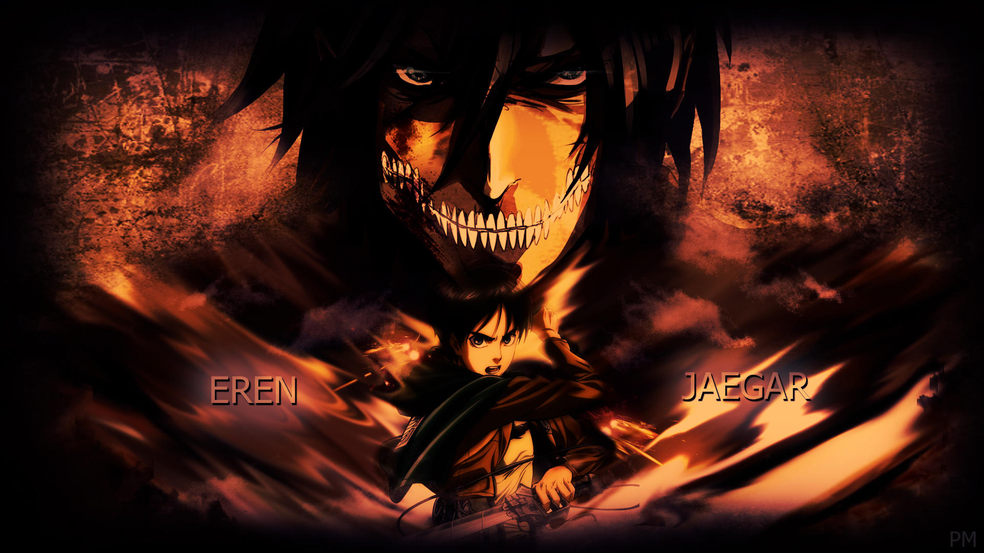 Laden Sie das Eren Jäger, Attack On Titan, Animes-Bild kostenlos auf Ihren PC-Desktop herunter