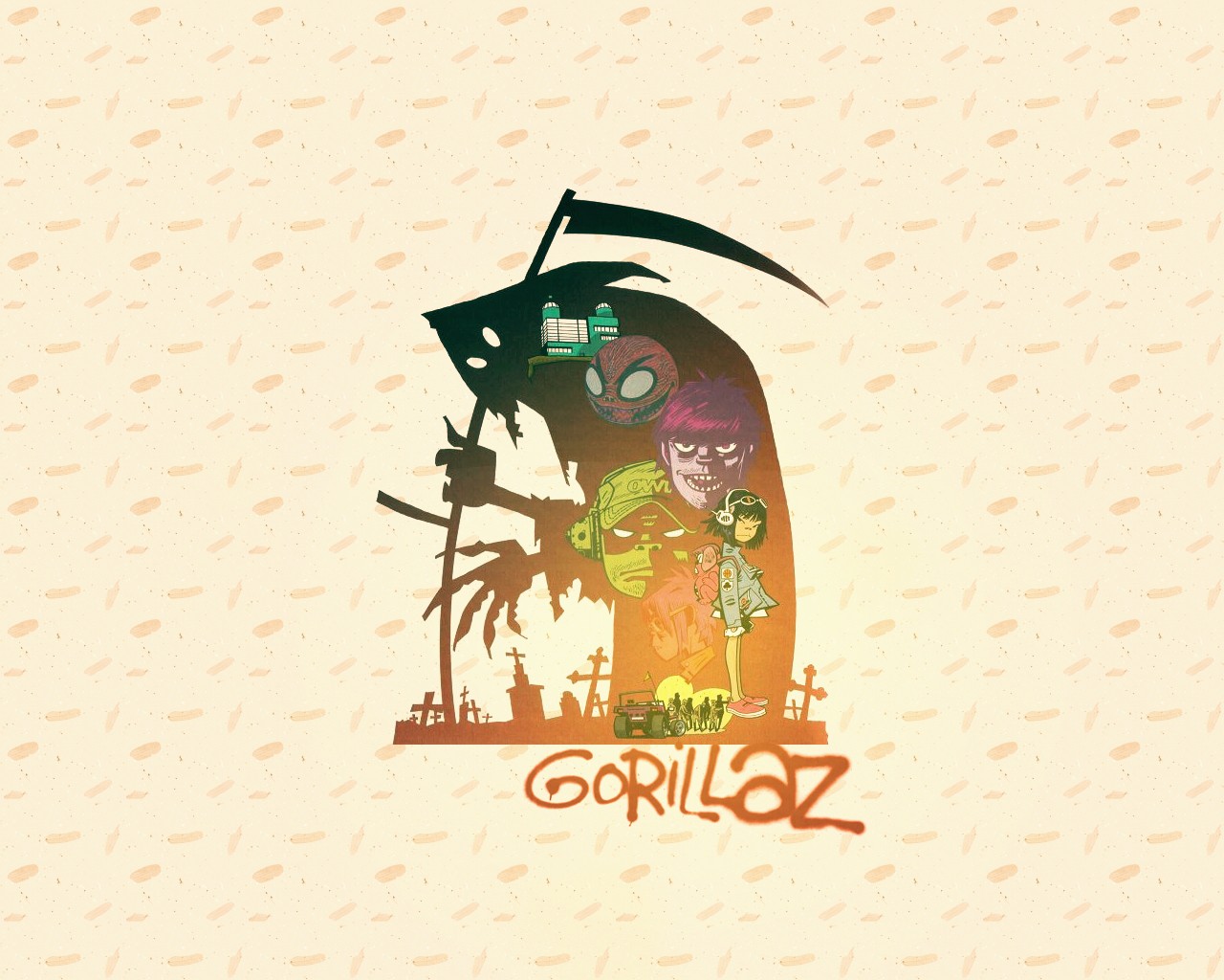 Descarga gratuita de fondo de pantalla para móvil de Música, Gorillaz.
