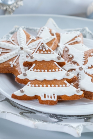 Download mobile wallpaper Christmas, Holiday, Cookie for free.